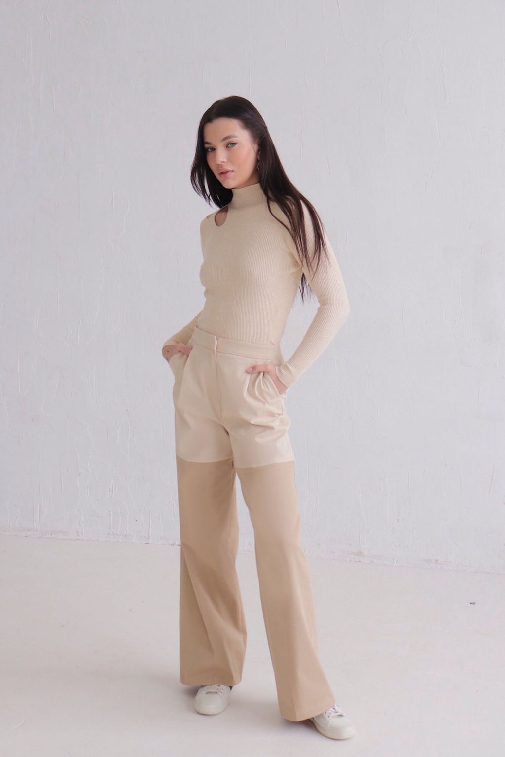 Брюки бежевые - Martichelli фото 18