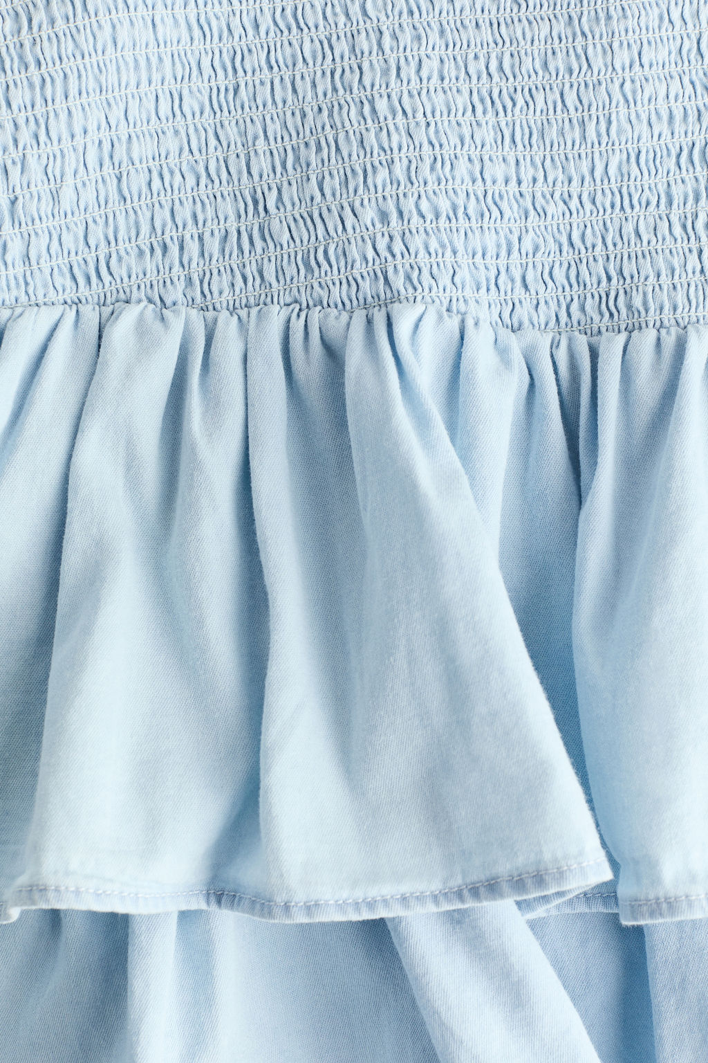 Falda nido de abeja en denim - H&m фото 4