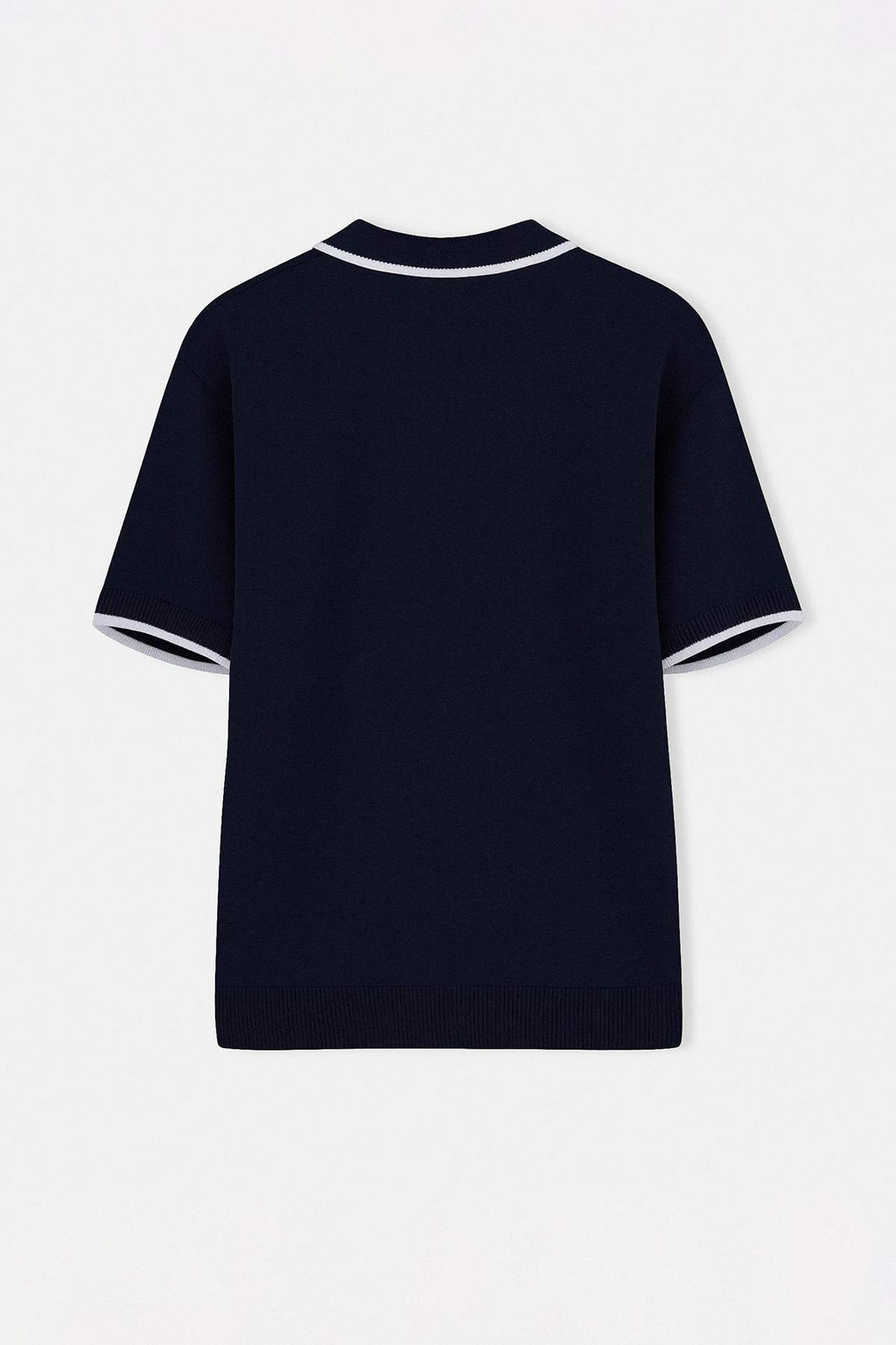 Lacivert Regular Polo Yaka Duz Polo Yaka T-shirt TMNSS26PO00026 - Trendyolmilla фото 4