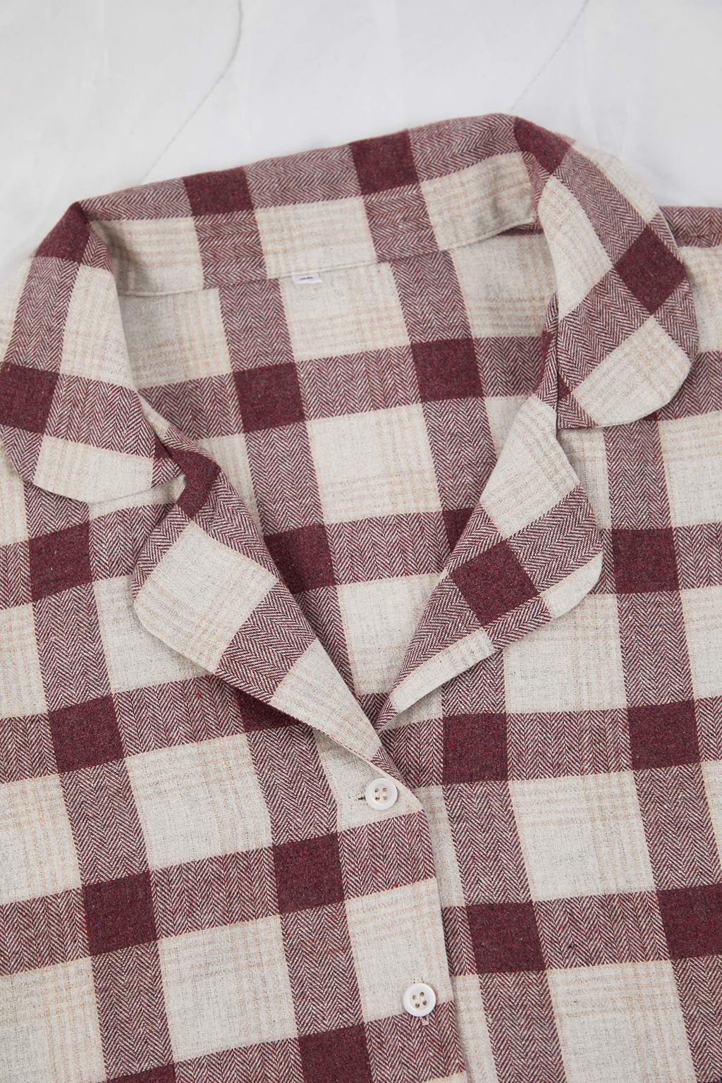 Gul Kurusu Kal?n/K?sl?k Ekoseli Flanel Dokuma Pijama Tak?m? THMAW26PT00196 - Trendyolmilla фото 18