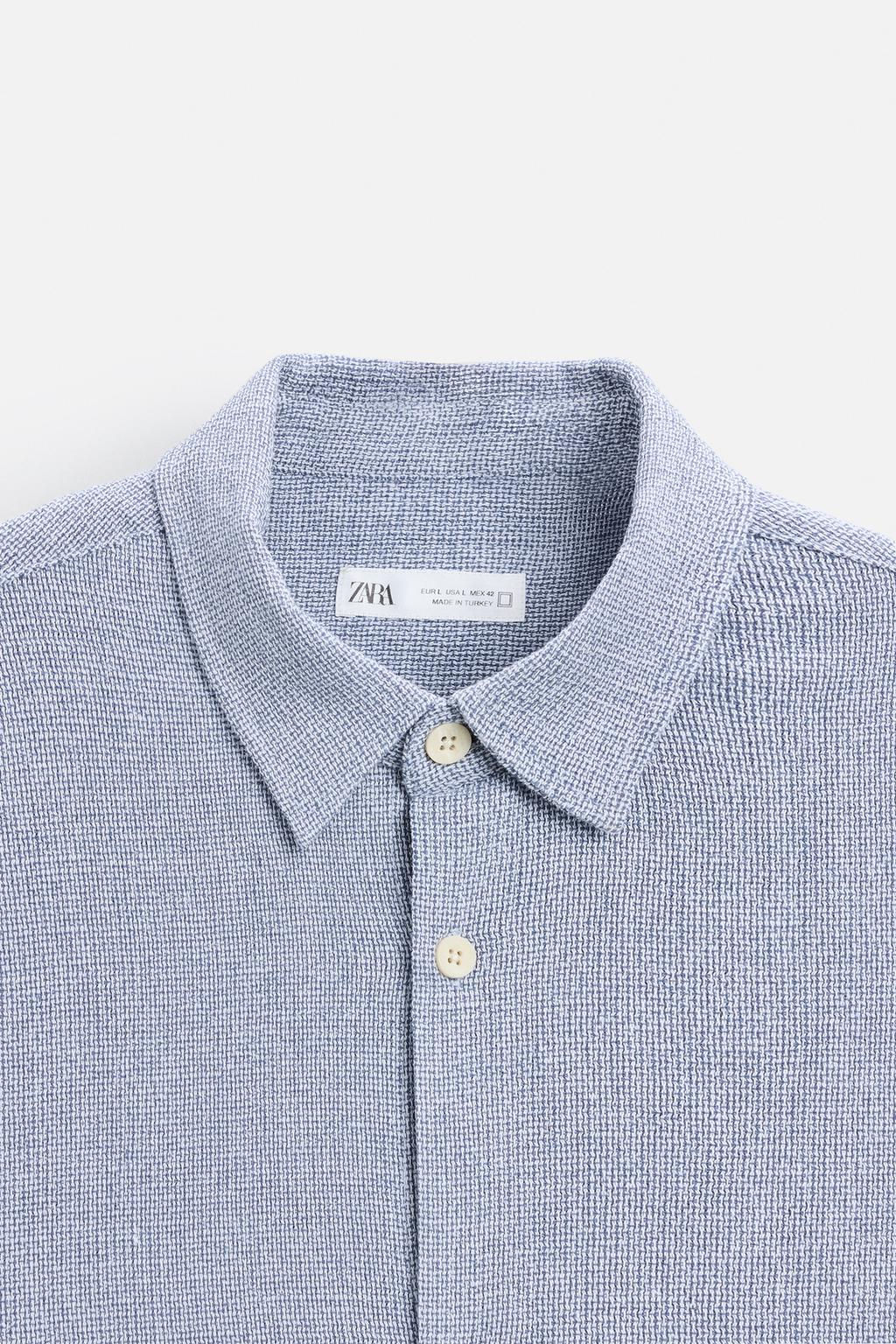 TEXTURED SHIRT - Zara фото 31