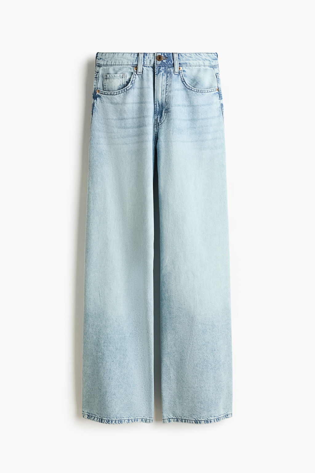 Wide High Waist Jeans - H&m фото 4