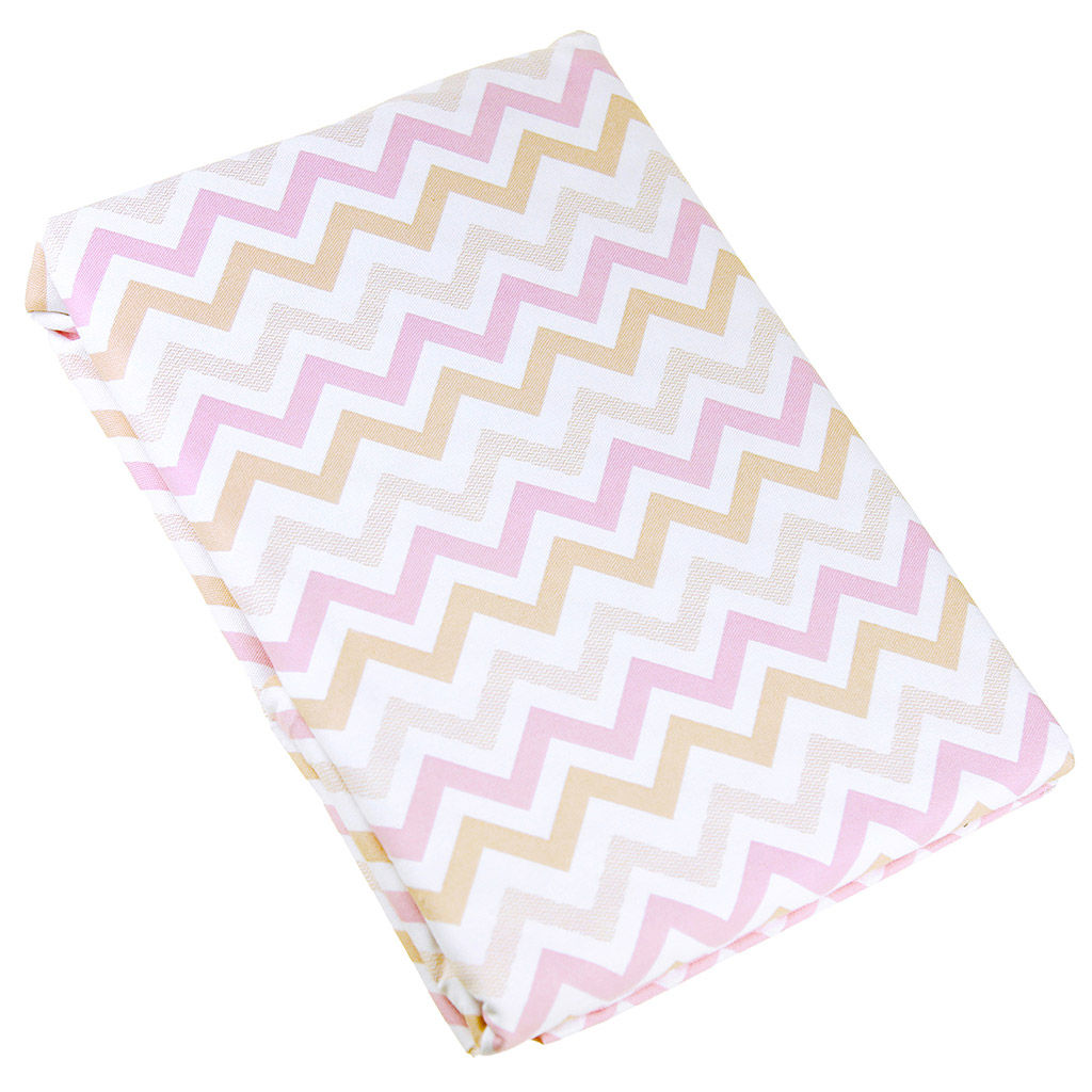 Зигзаг, розовый Скатерть 240х145см, длина стола до 200см, на 10-12 персон, хлопок Премиум 186г/м2, Домашняя мода (Россия)  фото 3