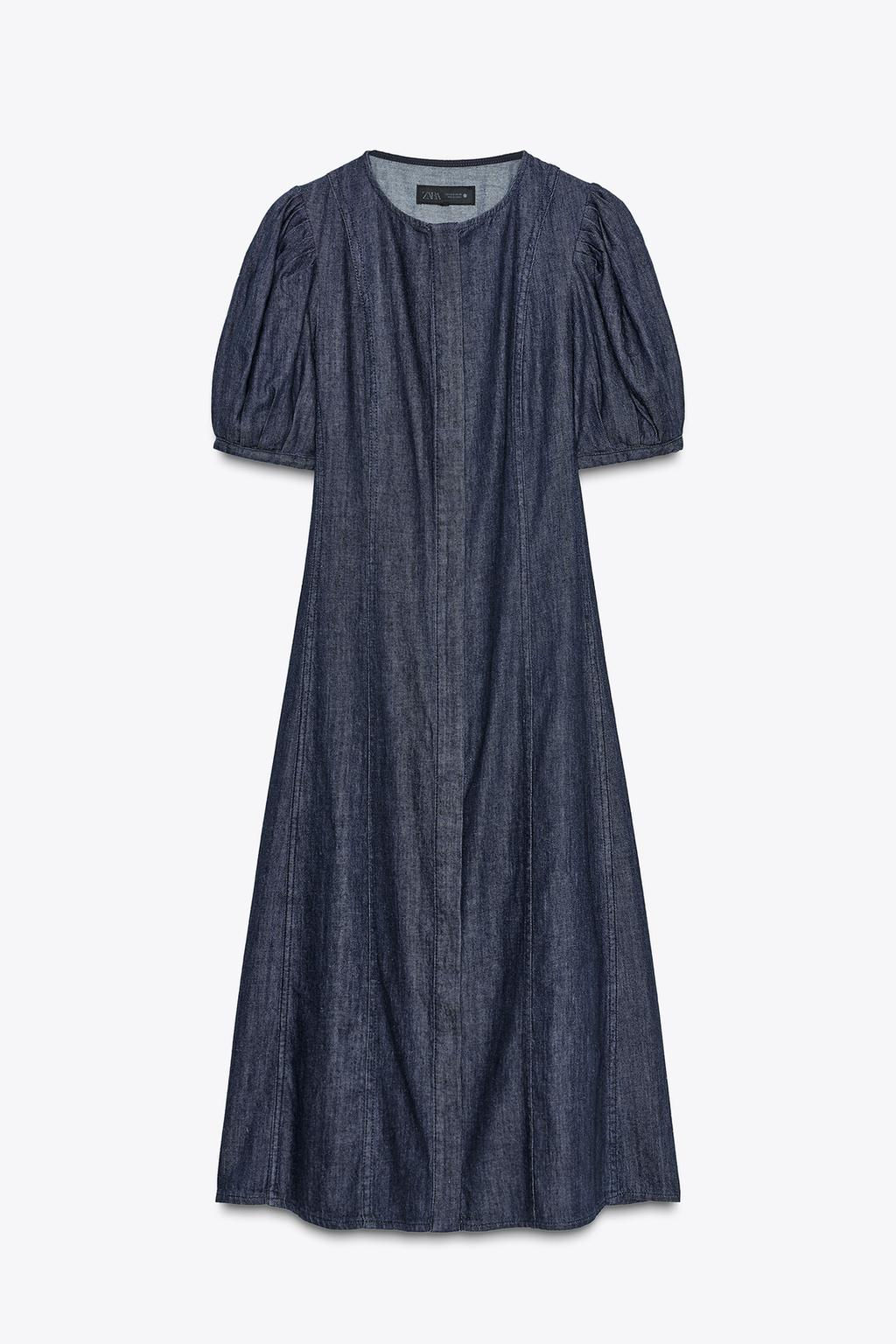 ZW COLLECTION DENIM DRESS - Zara фото 5