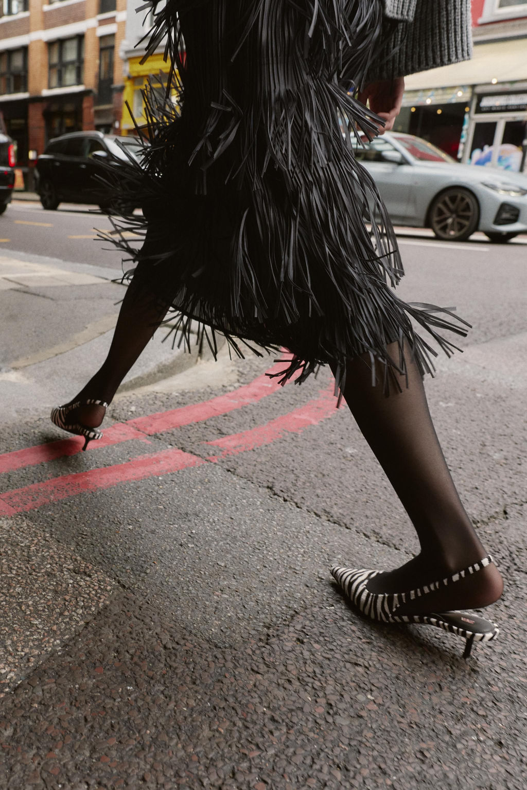 ANIMAL PRINT LEATHER SHOES