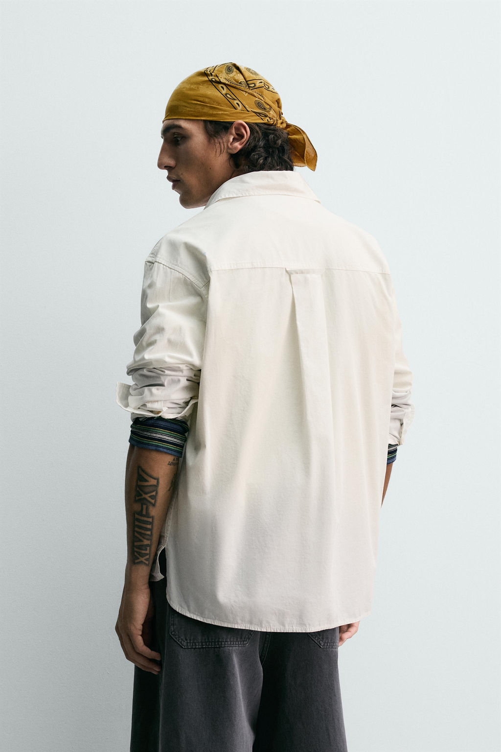 Рубашка Relaxed Fit белая