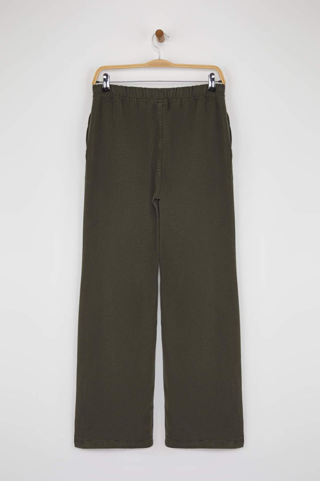 Bej More Sustainable %100 Tencel Beli Lastikli Yuksek Bel Jeans TWOSS24JE00203 - Trendyolmilla фото 10