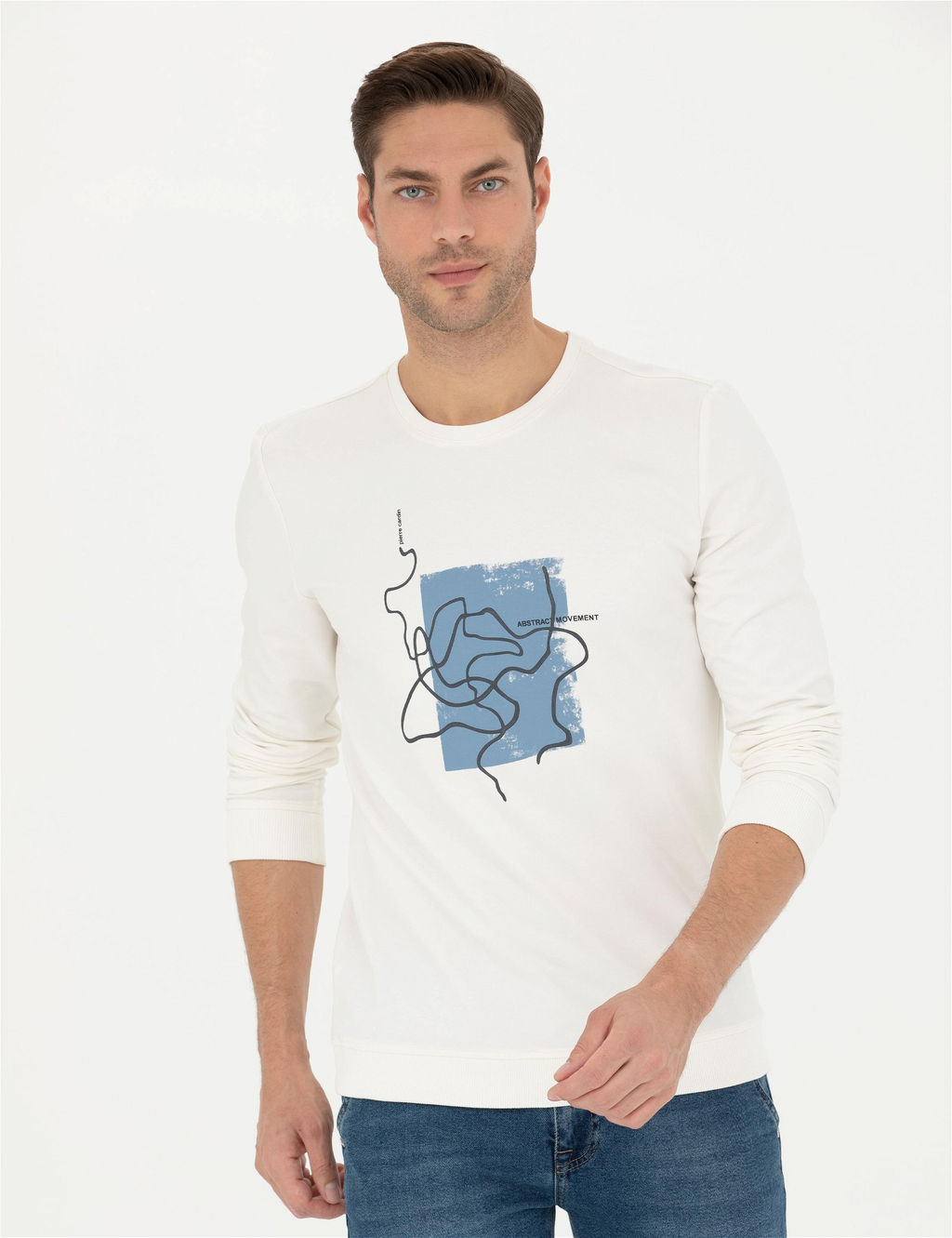 Ekru Regular Fit Sweatshirt