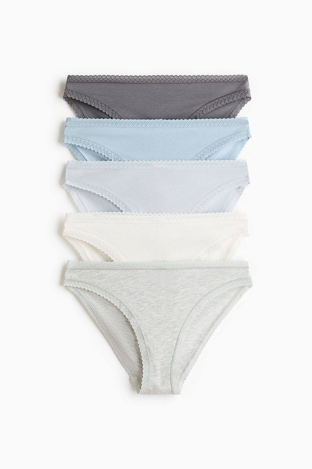 Pack de 5 bragas de algod?n - H&m фото 3
