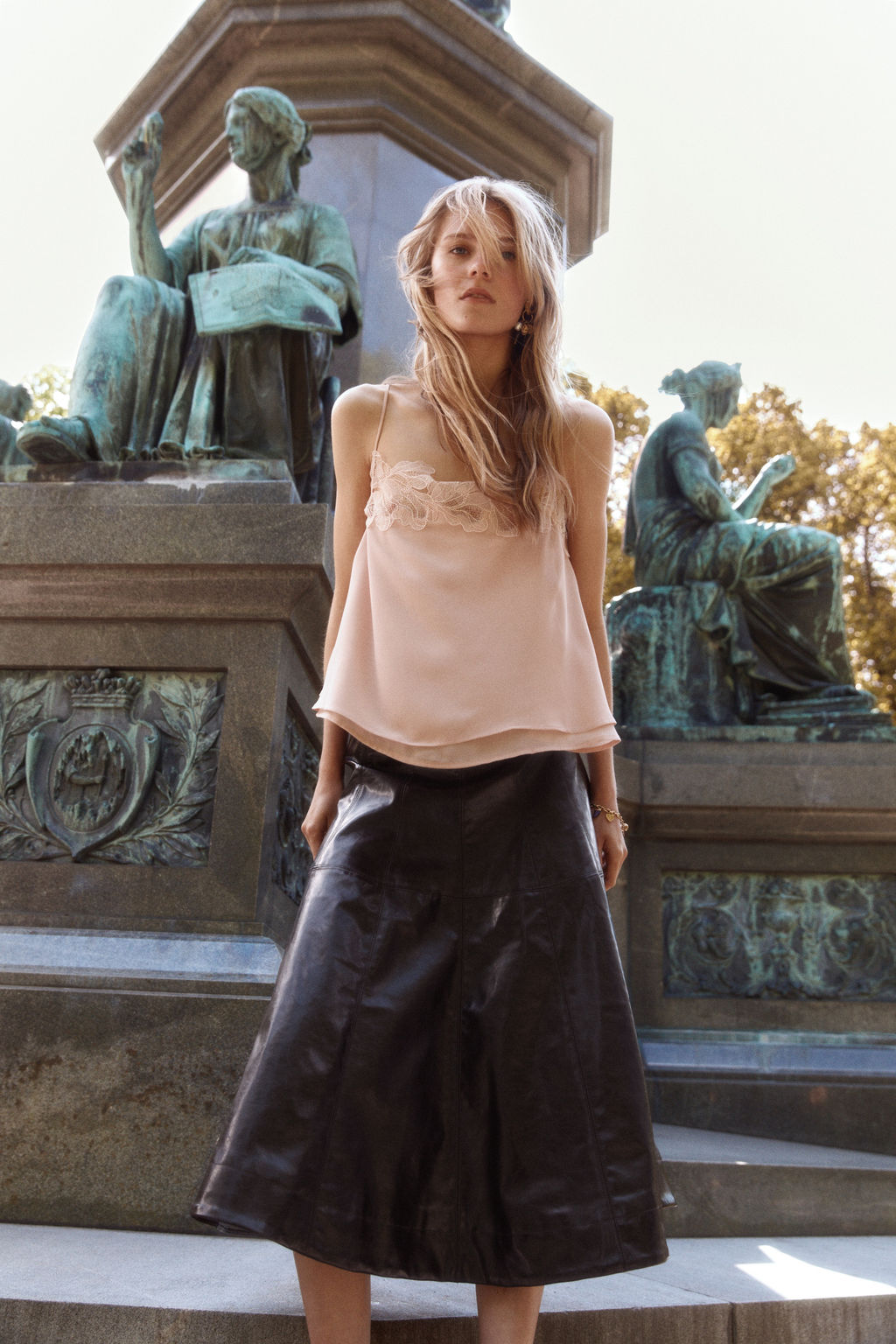 Falda circular revestida - H&m фото 3