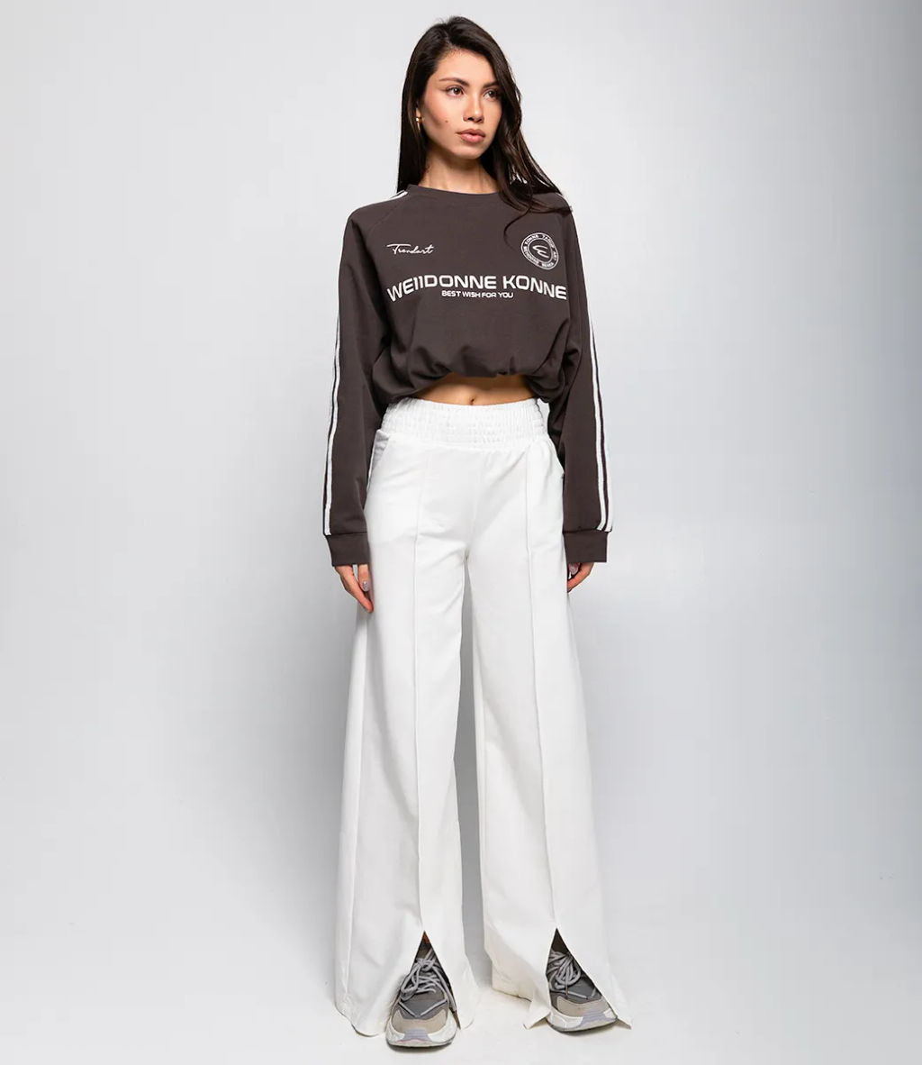 Спортивные брюки #ОБШ1726, белый