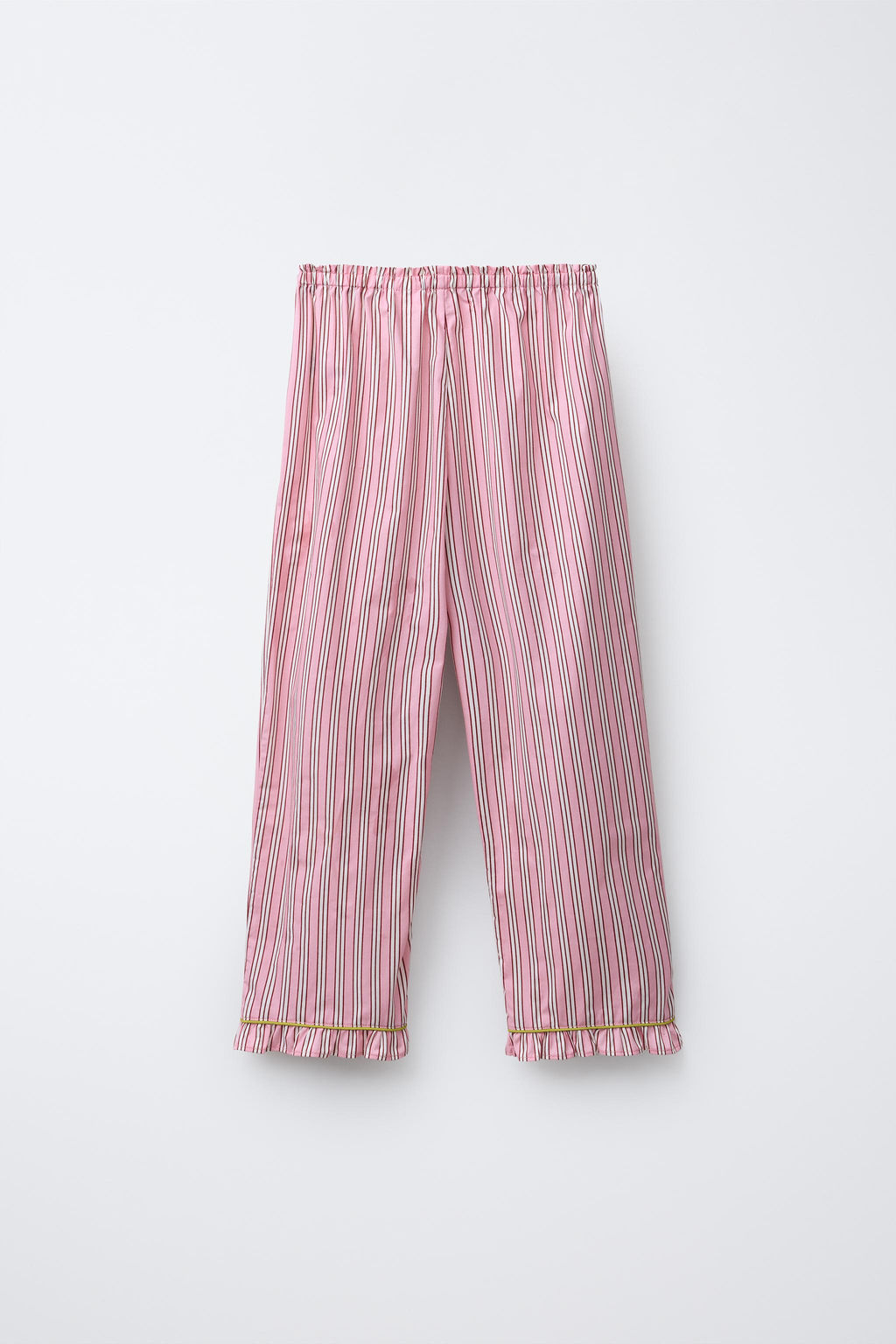 6-14 YEARS/STRIPED SHIRT AND TROUSER PYJAMAS WITH BOWS - Zara фото 5