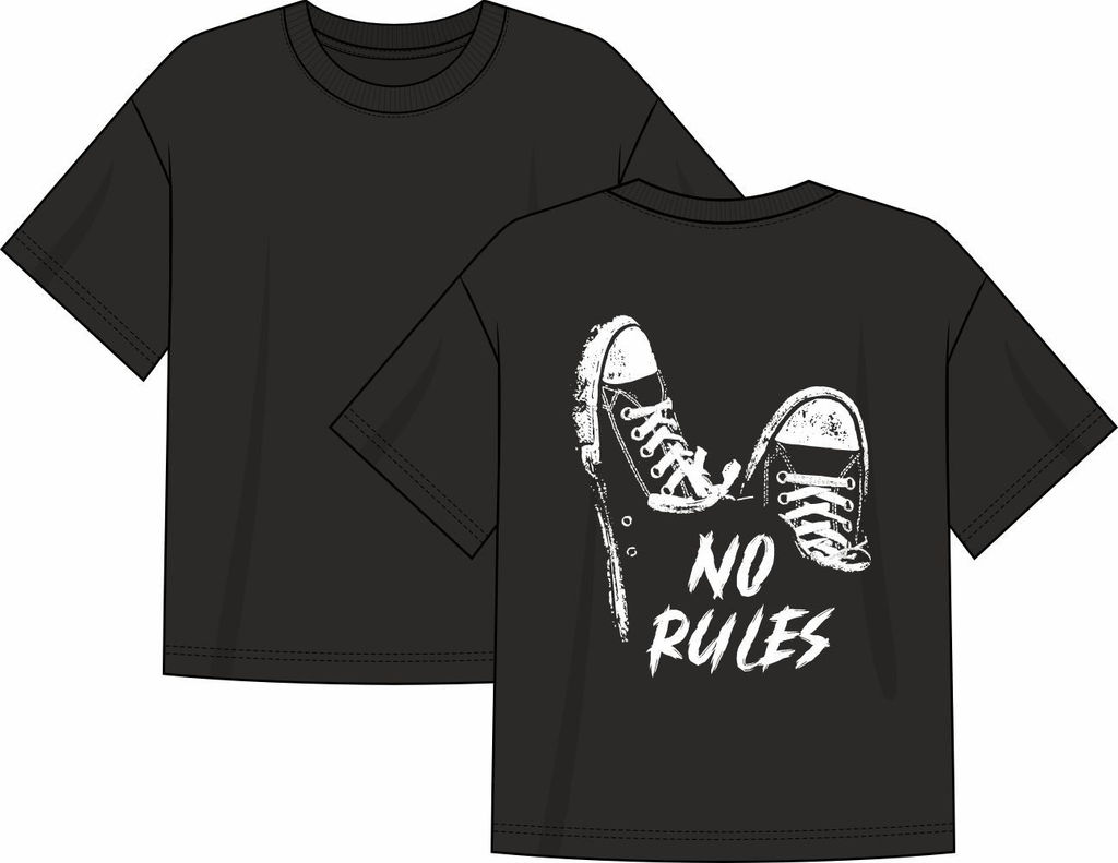 Футболка 51466 черный 410 Lets go (в наличии)