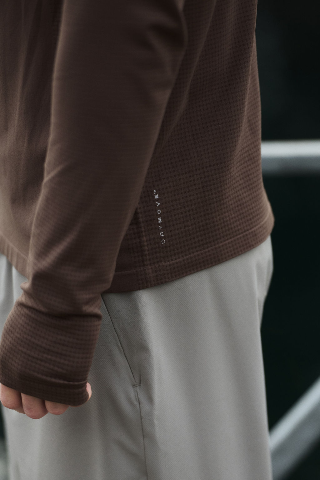 Muscle Fit Zip top sports top with DryMove - H&m фото 9
