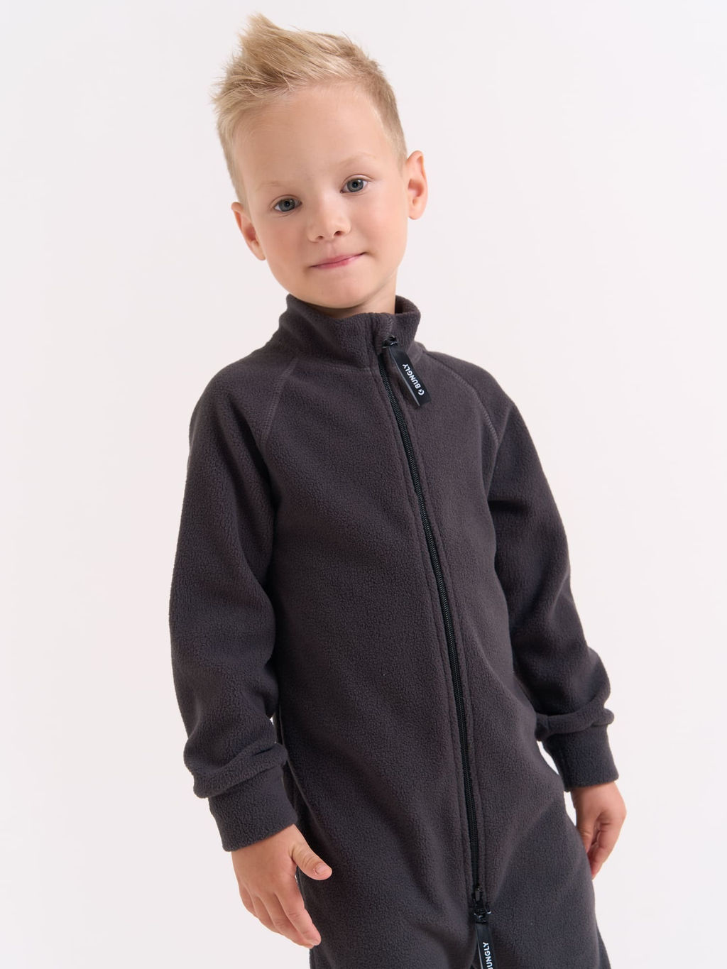 Комбинезон флисовый Антрацит - Bungly фото 5