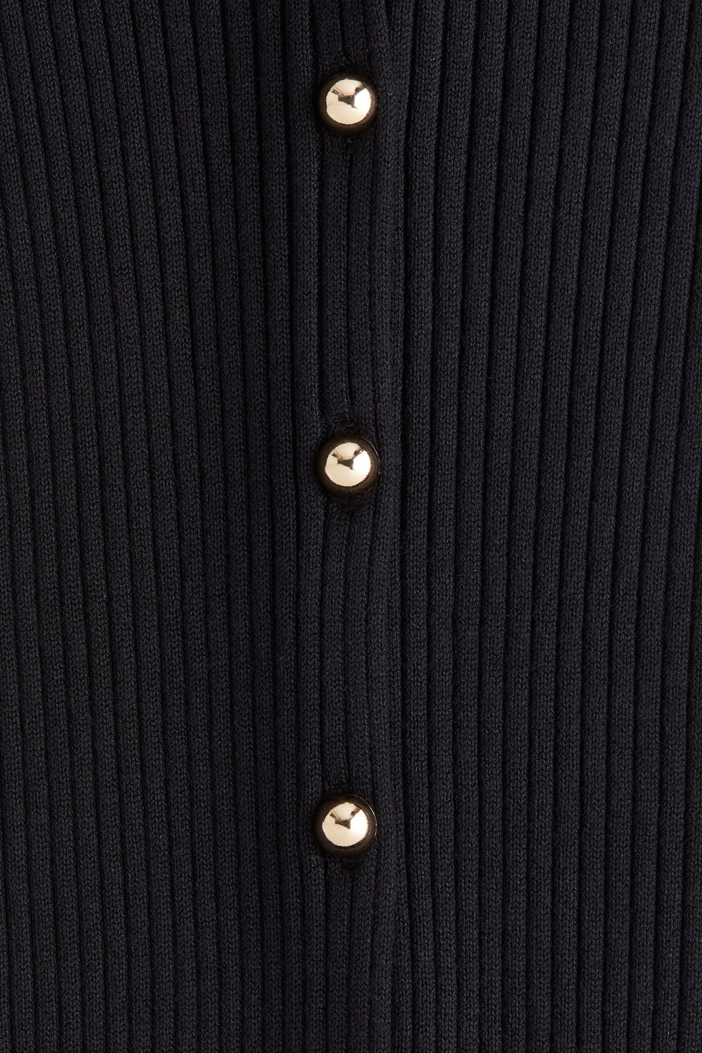 Rib-knit button-front dress - H&m фото 8