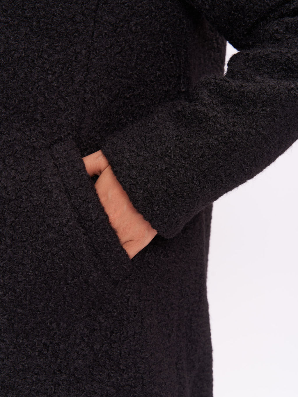 Пальто из букле ZPL13023BLK01 - Артесса фото 8