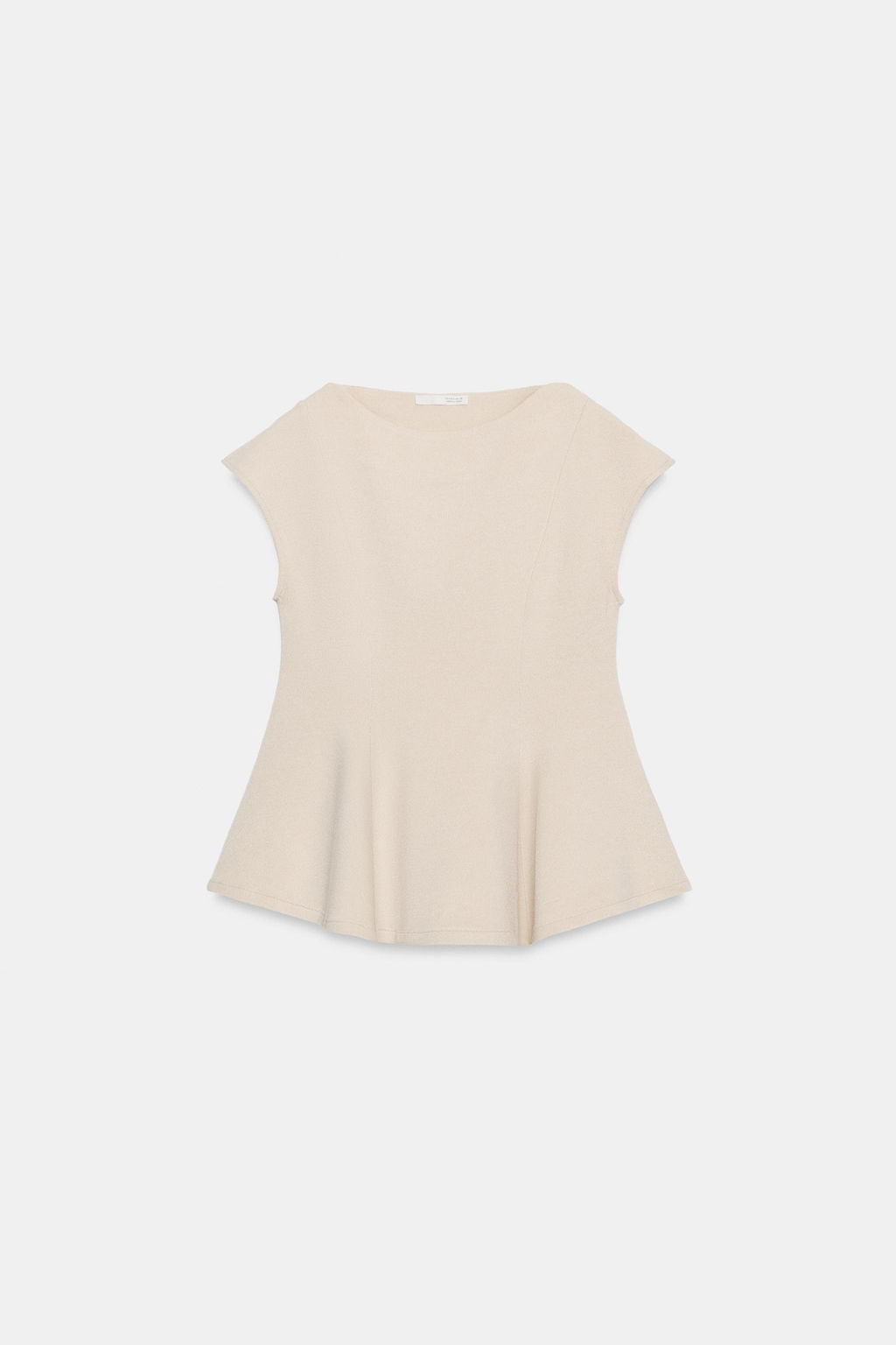 TOP PELUM PIQU? MANGA CORTA / Crudo