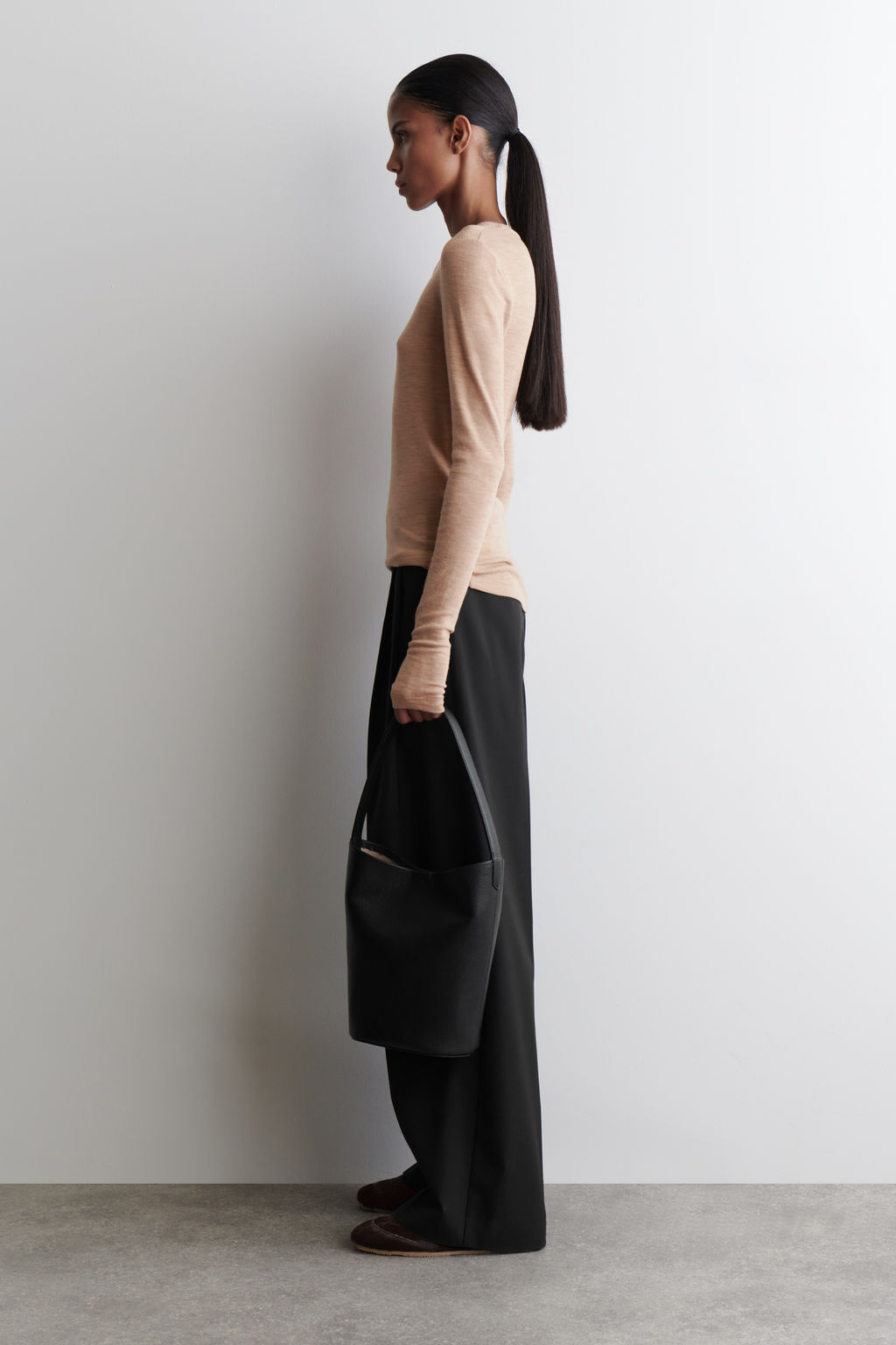 SLIM MERINO WOOL TOP - H&m фото 6
