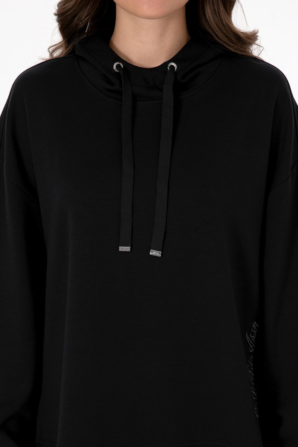 Kad_n Siyah Sweatshirt Sepette S_rpriz _ndirim - U.s. polo assn фото 6
