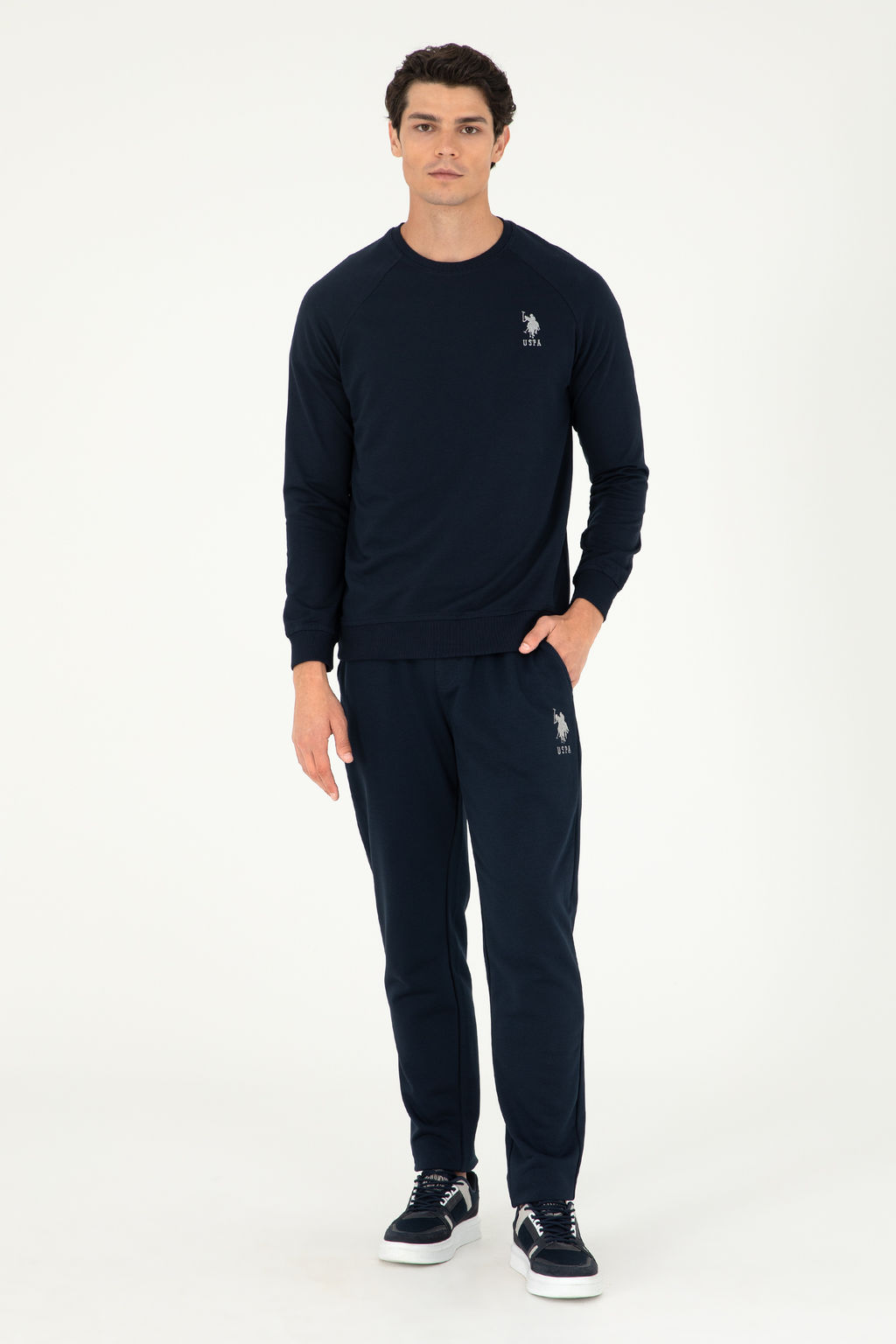 Мужской темно-синий базовый свитшот Неожиданная скидка в корзине - U.s. polo assn фото 18