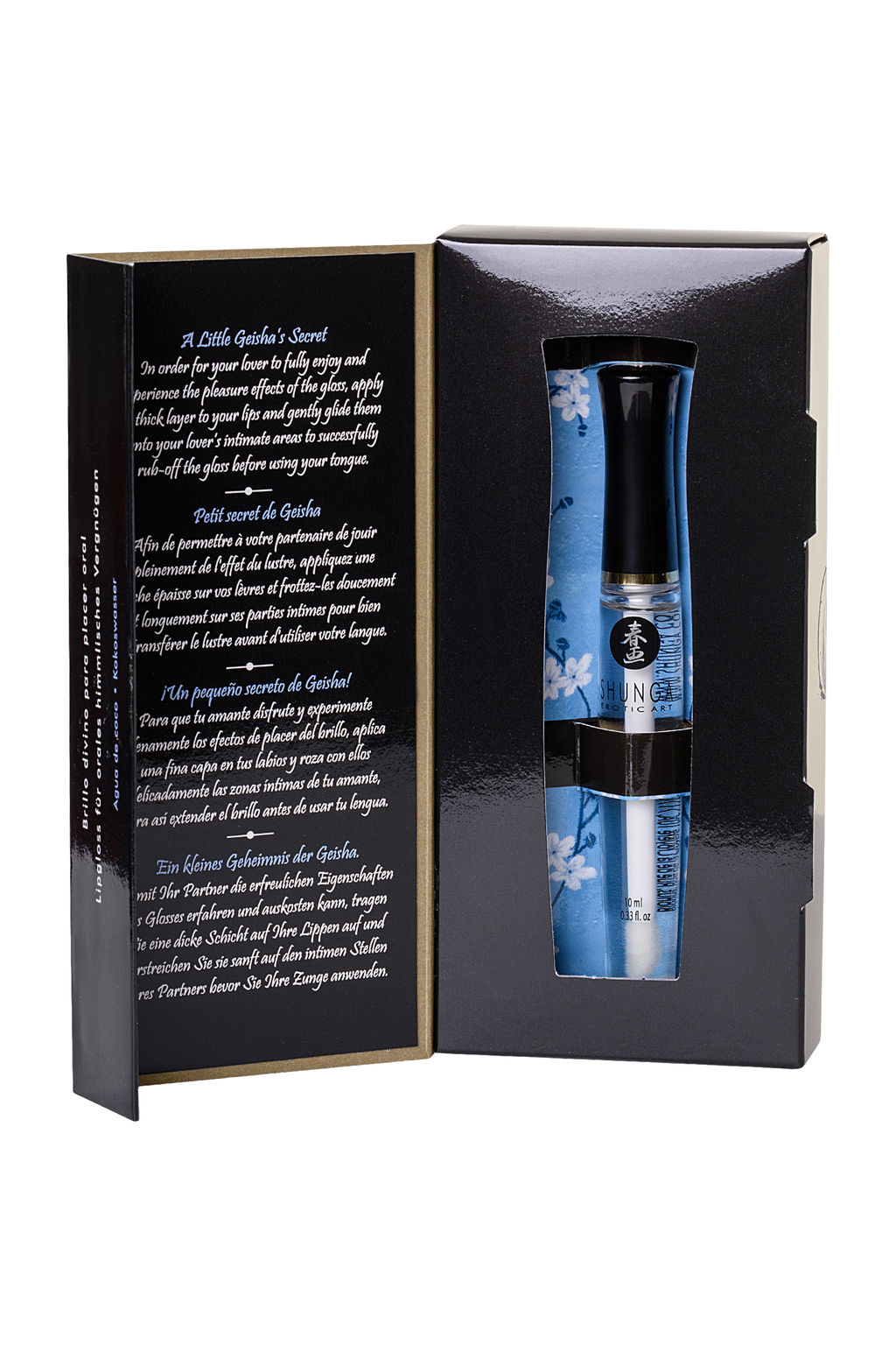 Блеск для губ Shunga Божественное удовольствие, кокос, 10 мл.