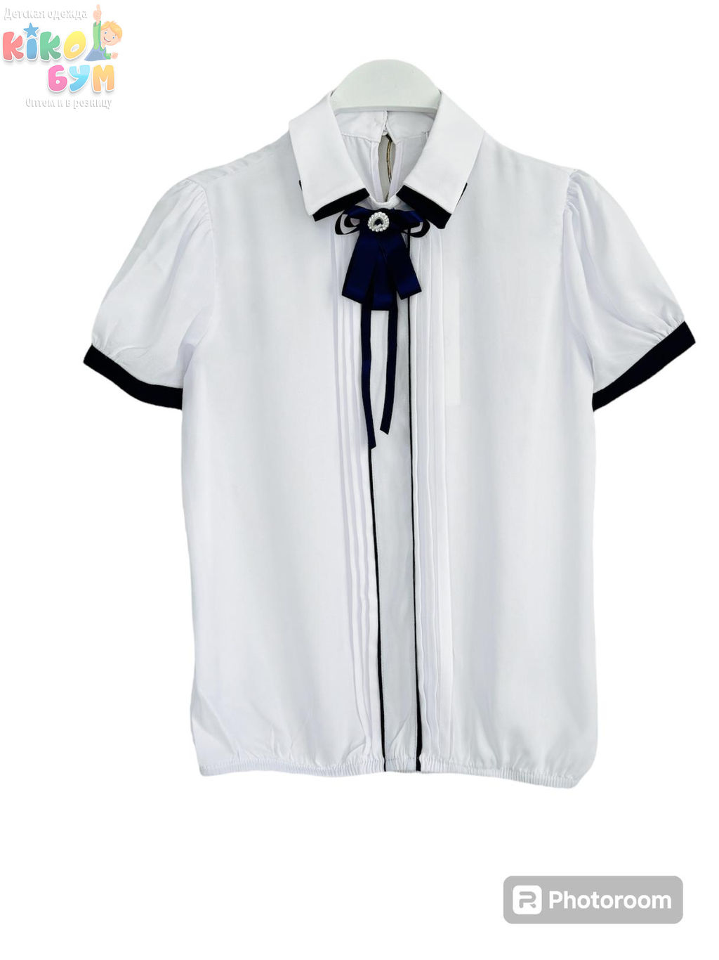 701261 Блуза шифоновая с брошью ModaLora - Kiko фото 3