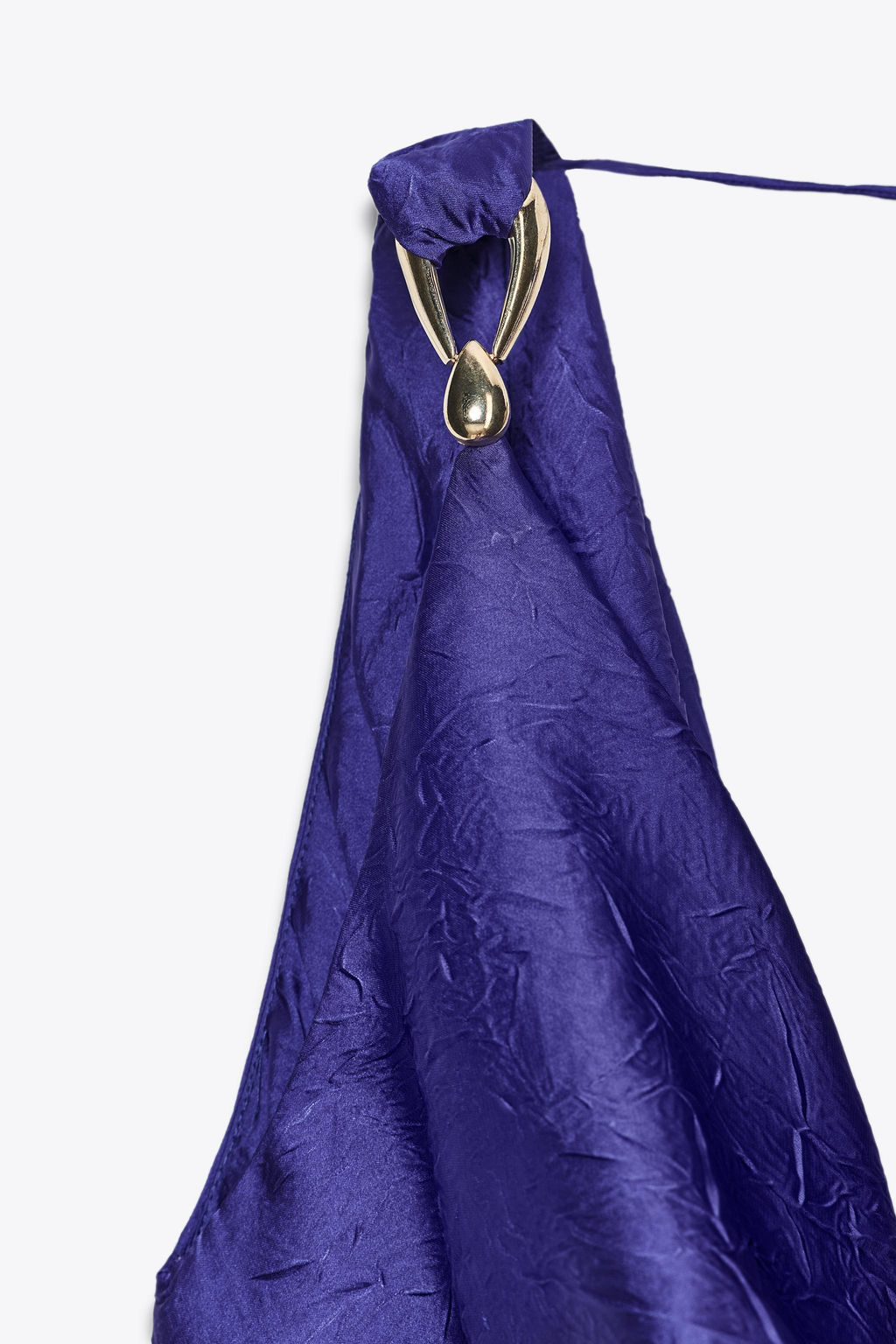 MIDI CAMISOLE DRESS WITH HARDWARE - Zara фото 9