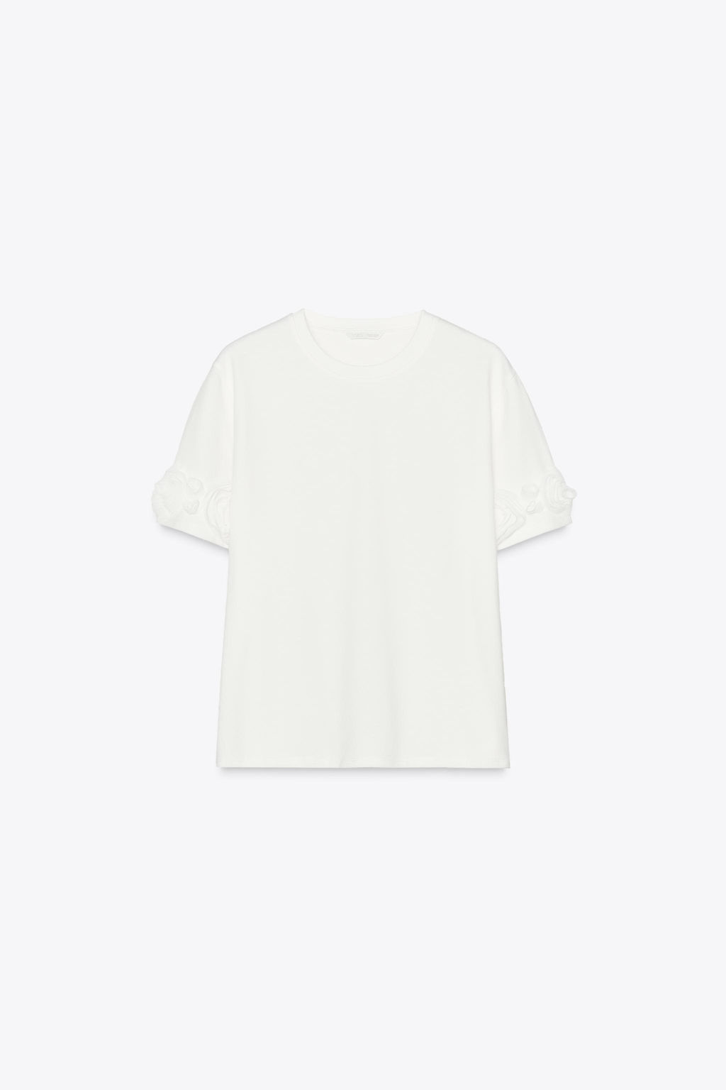 VOLUMINOUS FLORAL T-SHIRT - Zara фото 12