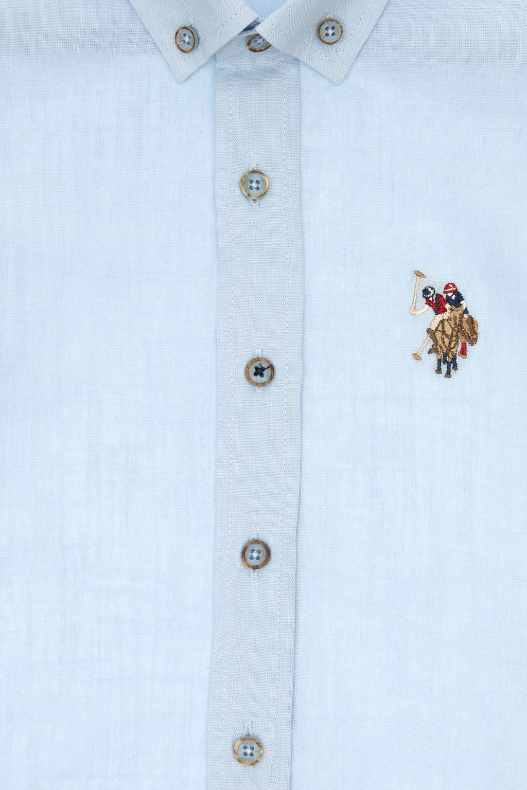 Erkek _ocuk A__k Mavi K_sa Kollu G_mlek Sepette S_rpriz _ndirim - U.s. polo assn фото 3