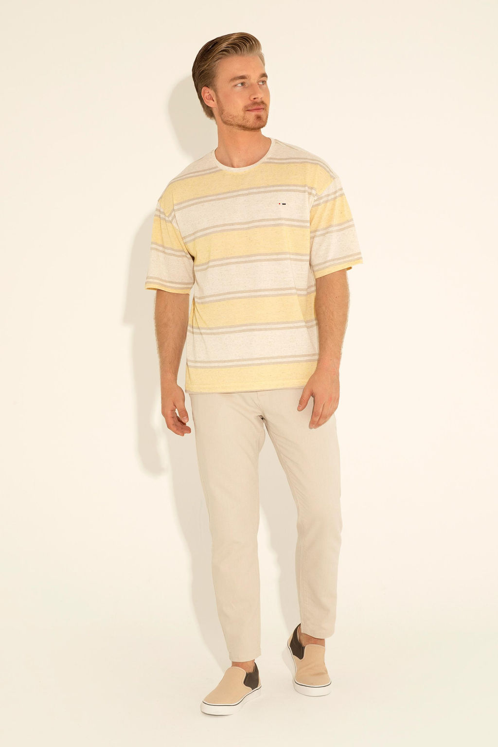 Мужская шафрановая футболка - U.s. polo assn фото 19