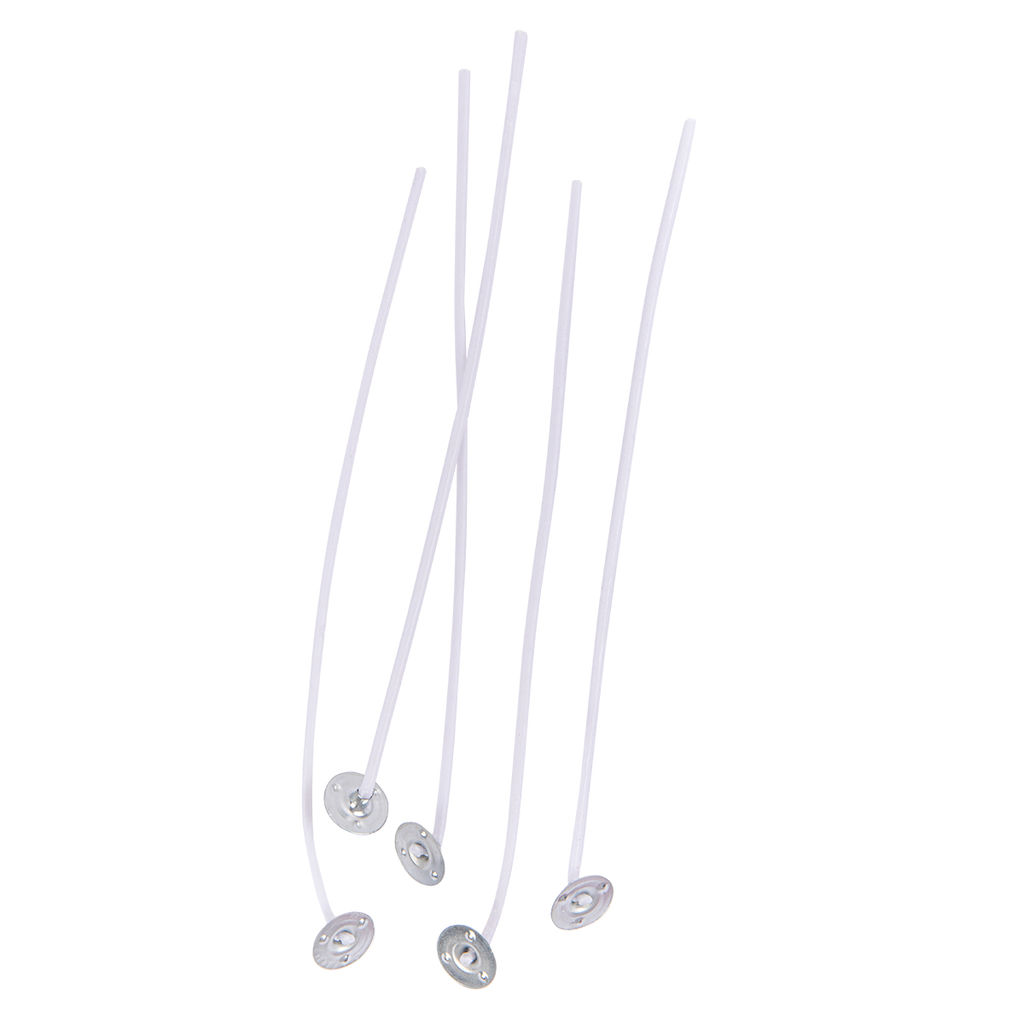 Love2art Фитили пропарафиненные с держателями WICKS-02 14 см 5 шт