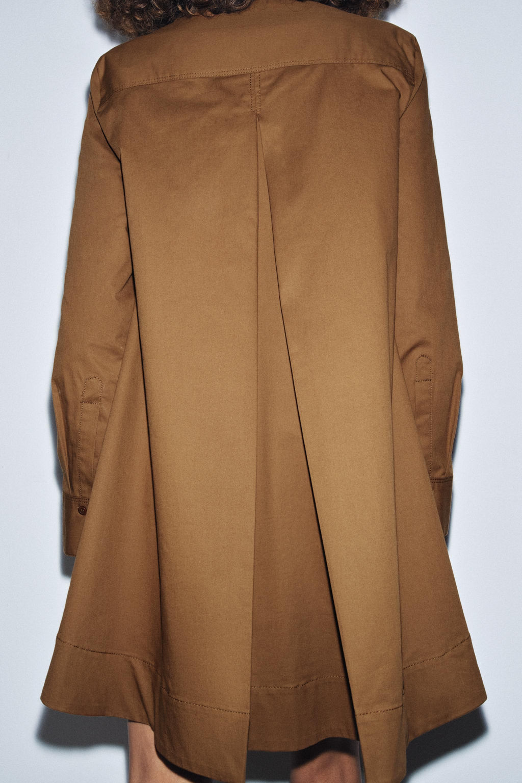 ZW COLLECTION POPLIN SHIRT DRESS - Zara фото 5