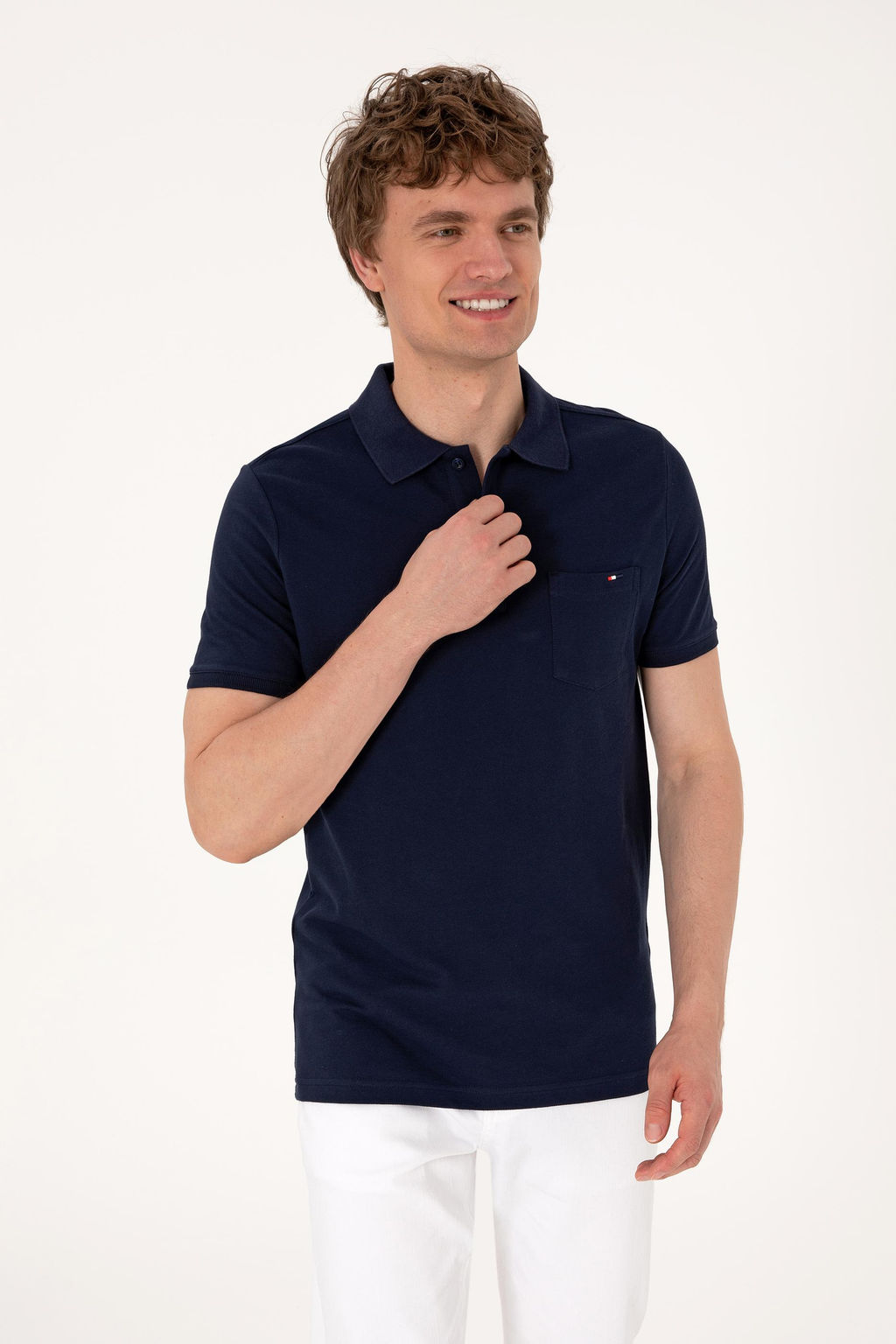 Erkek Regular Fit Polo Yaka Lacivert Ti__rt Sepette S_rpriz _ndirim - U.s. polo assn фото 3