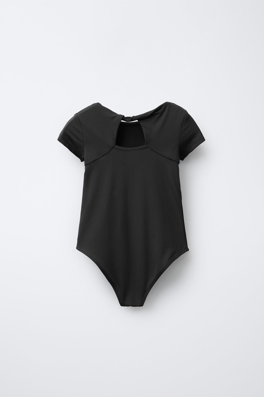 BODY POLIAMIDA NUDO CUT OUT / Negro - Zara фото 2