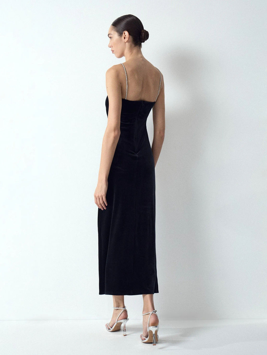 EMKA // Платье миди из бархата фото 6