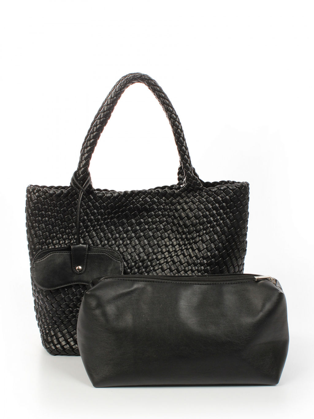 LACCOMA сумка СУ1033-А-черный эко кожа хлопок  фото 4