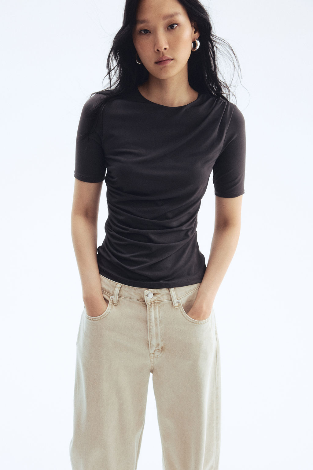 Top drapeado - H&m фото 4