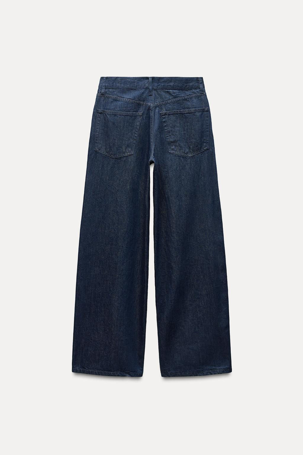 ZW COLLECTION RELAXED FIT MID-RISE JEANS - Zara фото 7