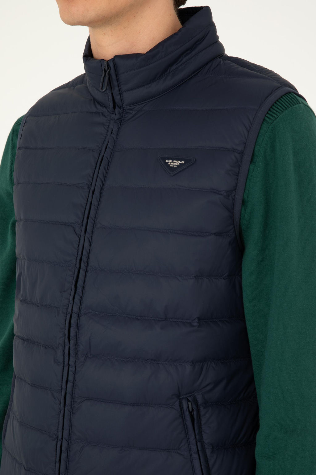 Мужской темно-синий жилет - U.s. polo assn фото 7