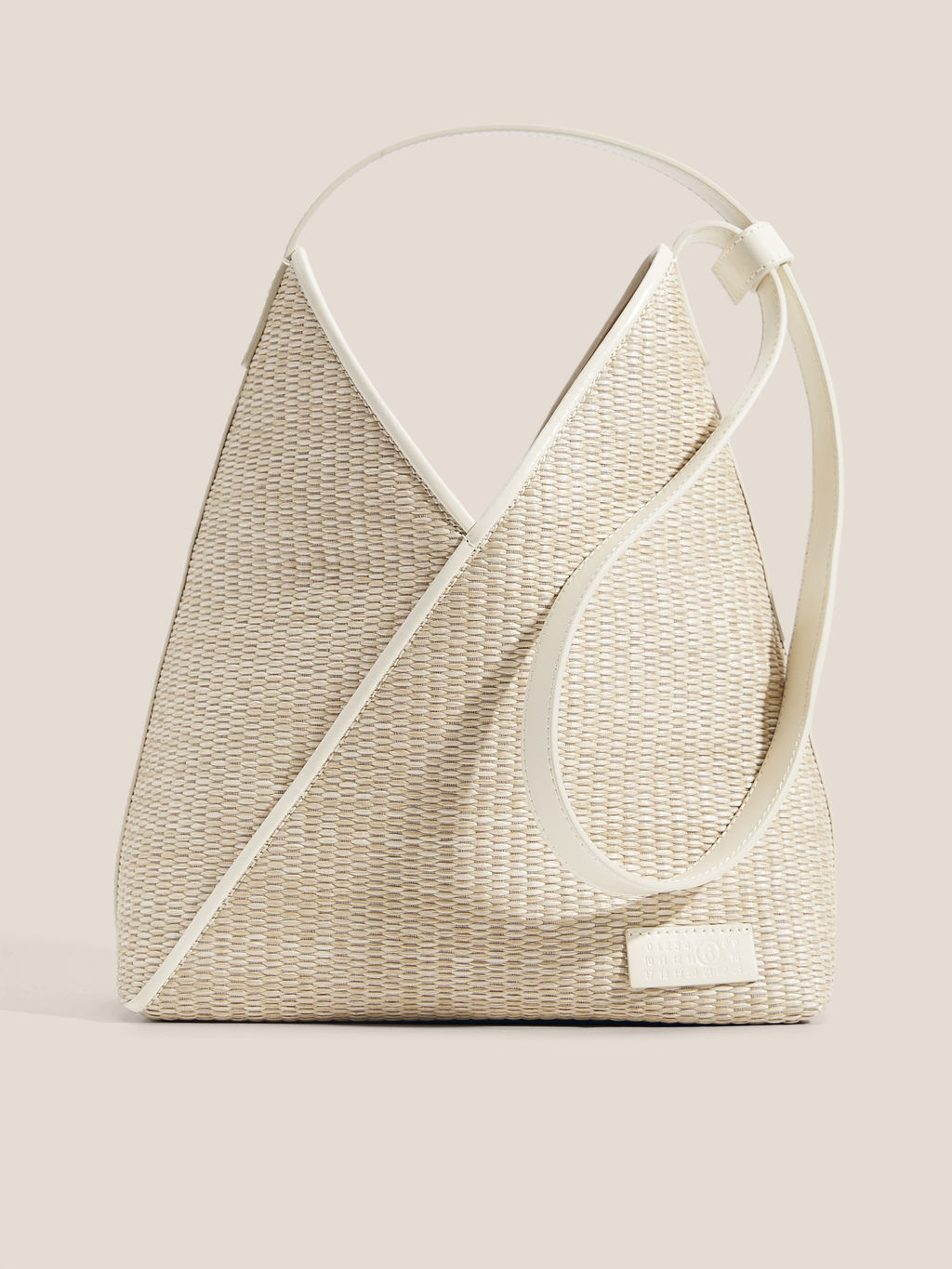 Женская сумка через плечо MM6 MAISON MARGIELA FORTUNE COOKIE SMALL Артикул 4663233, светло-бежевый