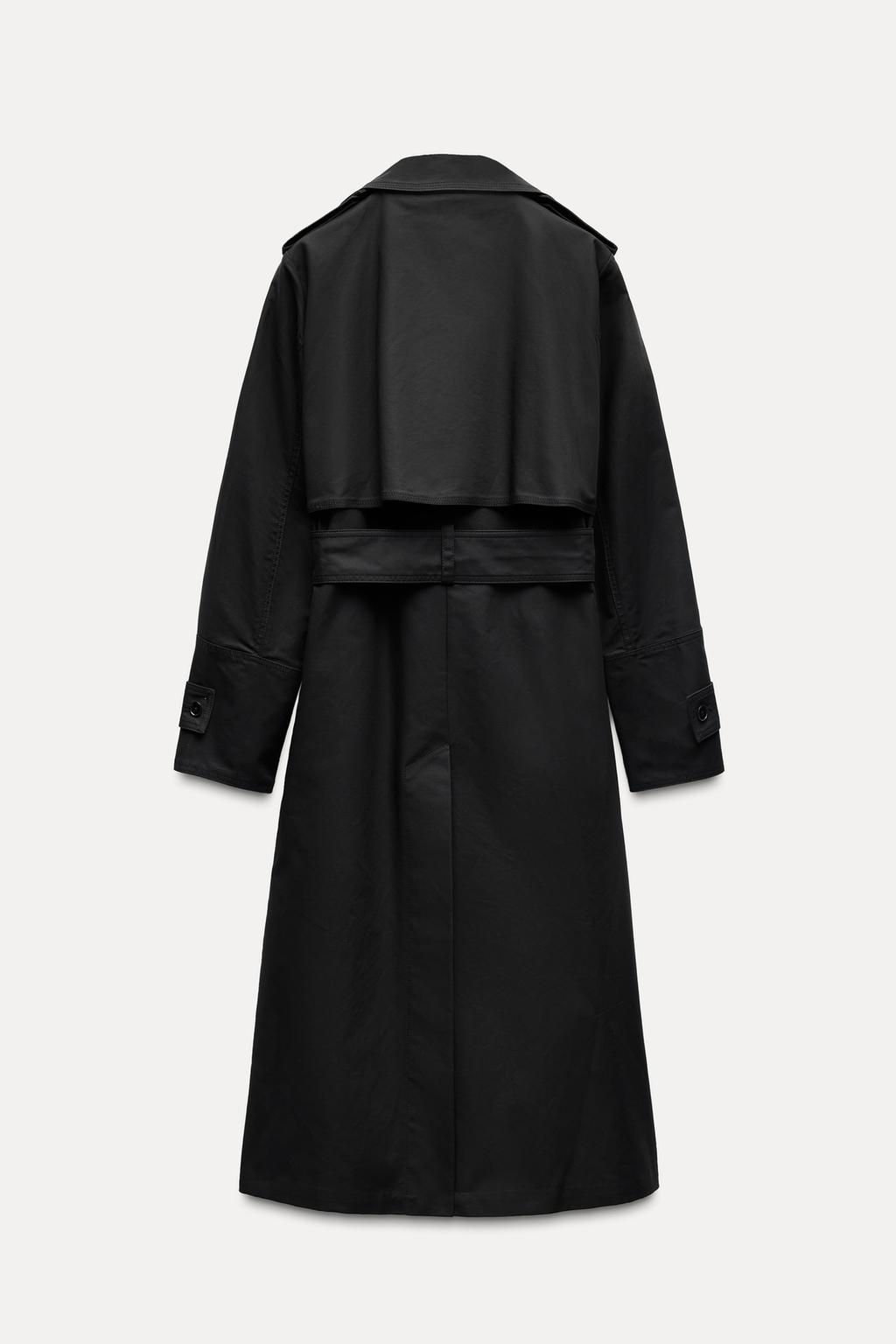 ZW COLLECTION OVERSIZE TRENCH COAT - Zara фото 9