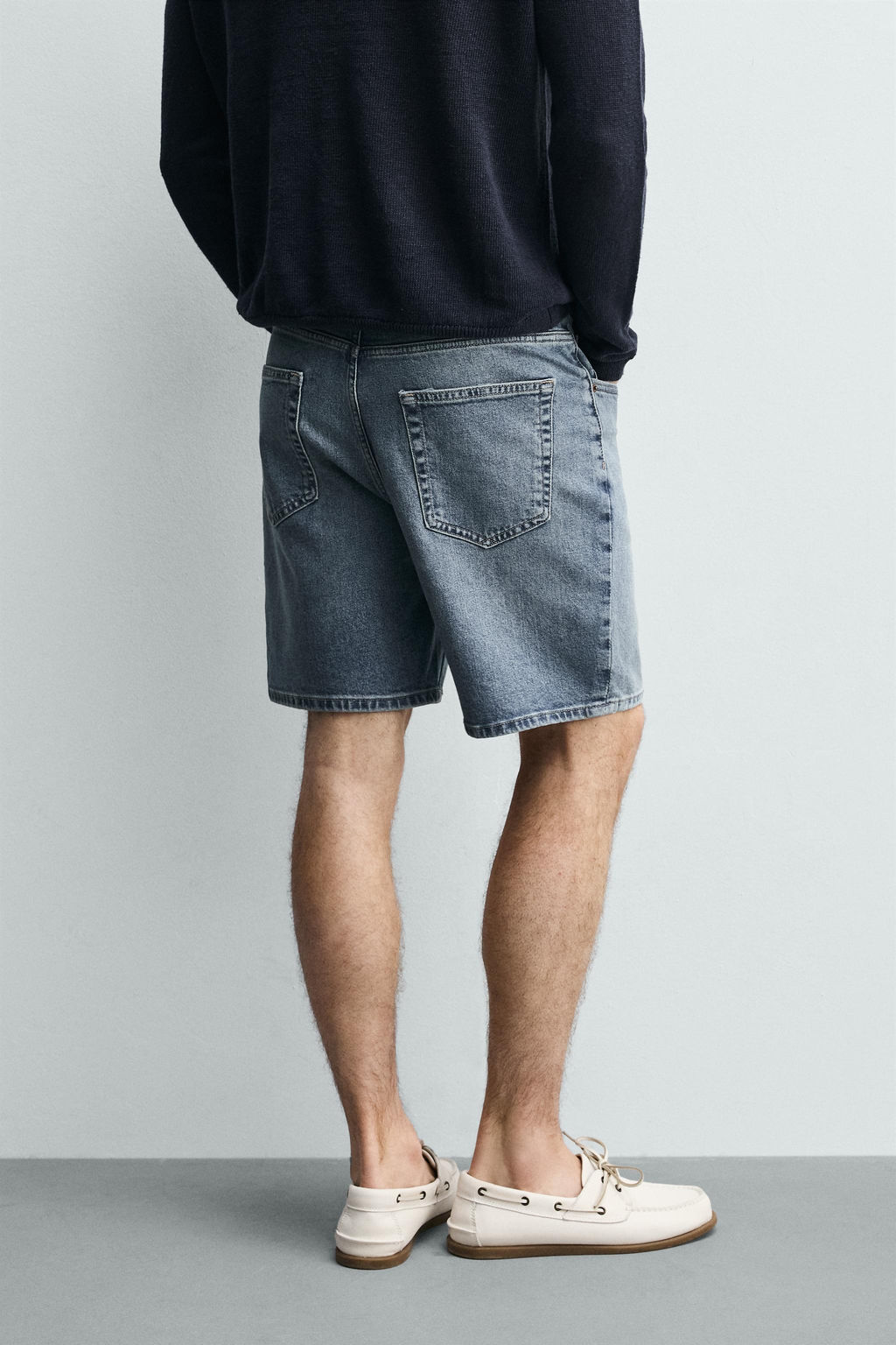BERMUDA DENIM REGULAR FIT / Crudo - Zara фото 14