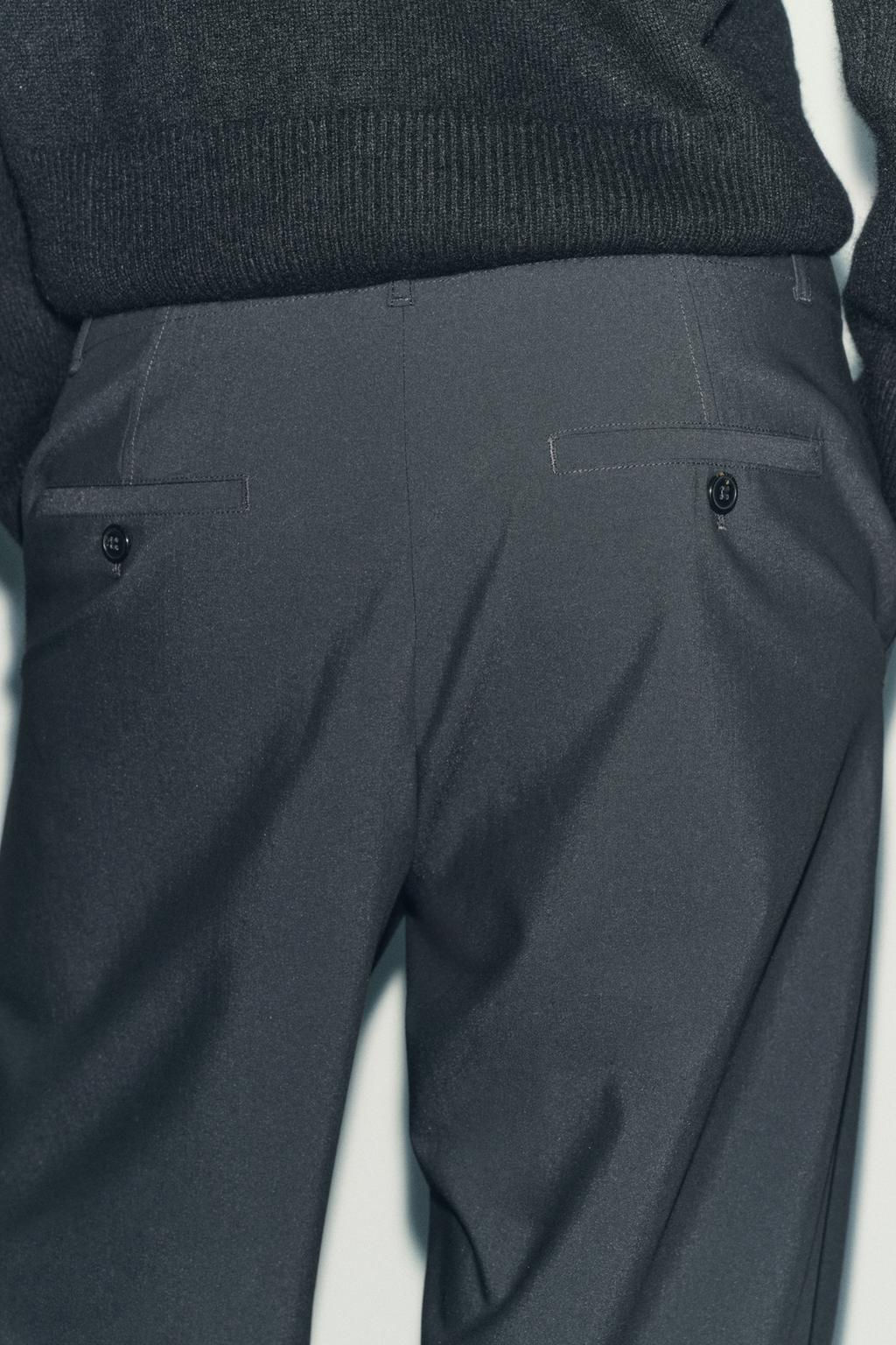 ZW COLLECTION STRAIGHT-FIT TROUSERS - Zara фото 2