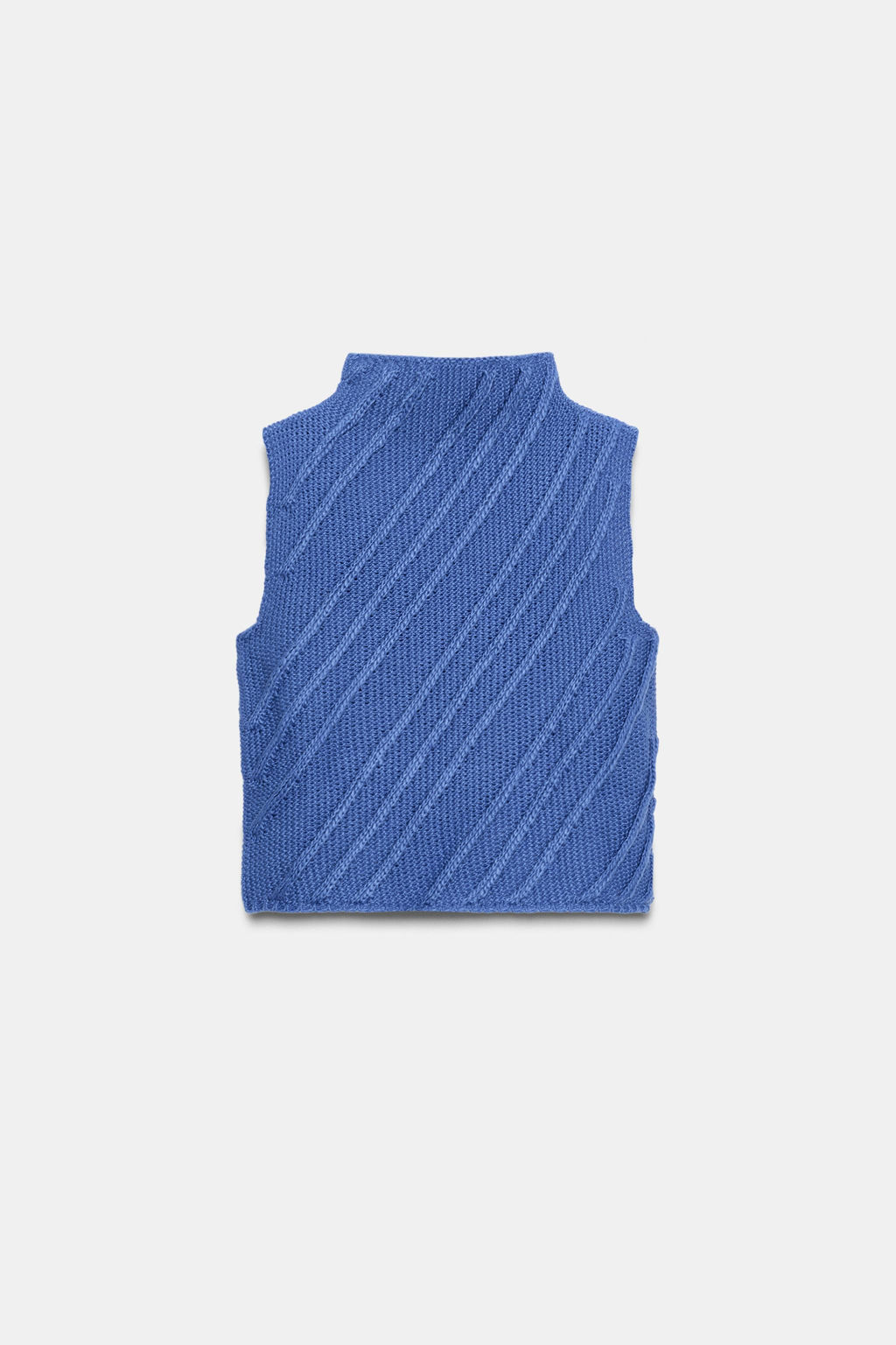 TEXTURED KNIT WAISTCOAT - Zara фото 8