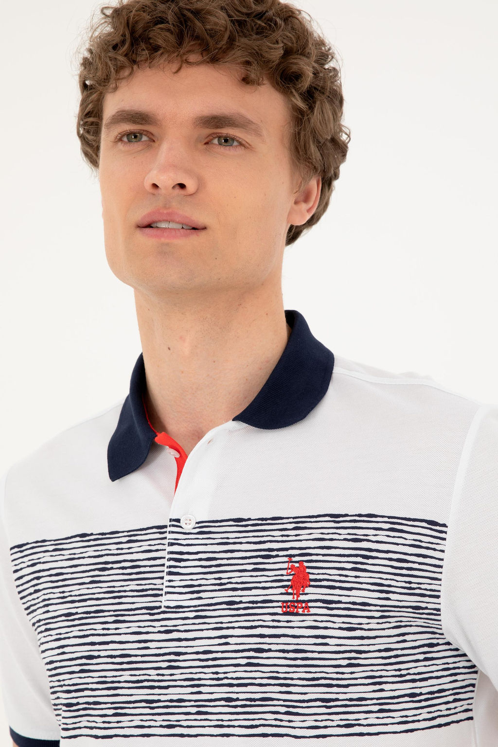 Футболка U.S. Polo Assn мужская темно-синяя хлопок  фото 9