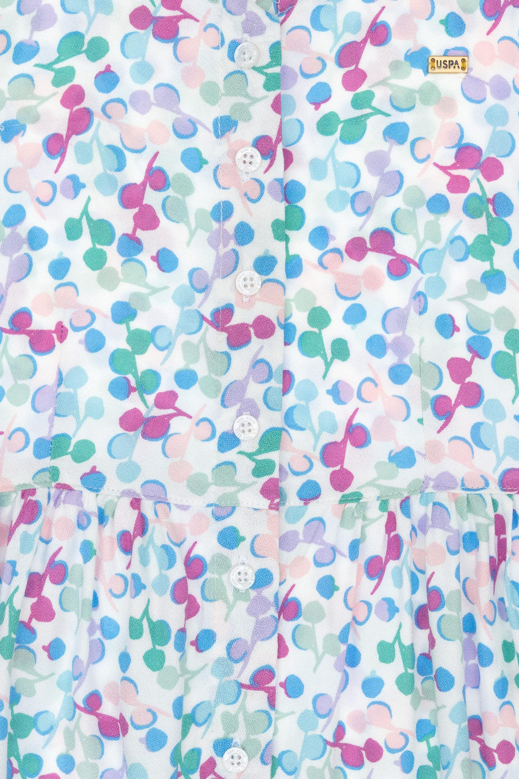 K_z _ocuk Ekru Dokuma Elbise Sepette S_rpriz _ndirim - U.s. polo assn фото 3