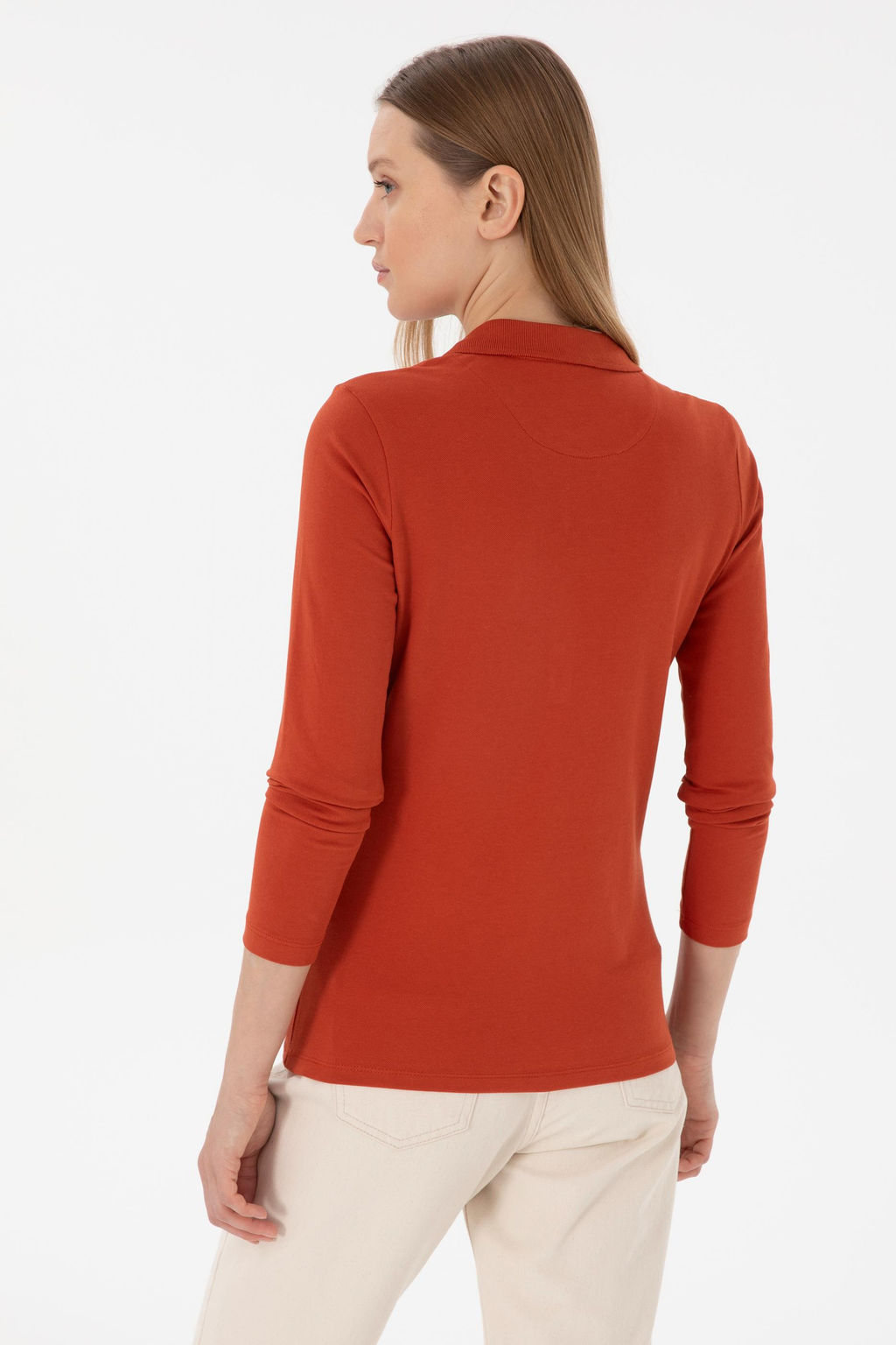 Kad_n Kiremit Basic Sweatshirt - U.s. polo assn фото 5