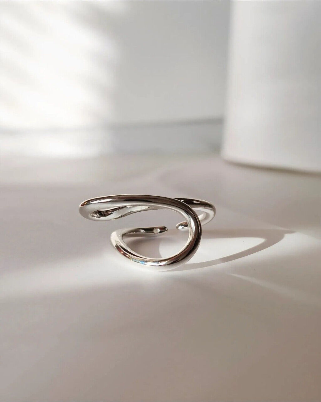 Кольцо с белым серебрением - Vel vett фото 2