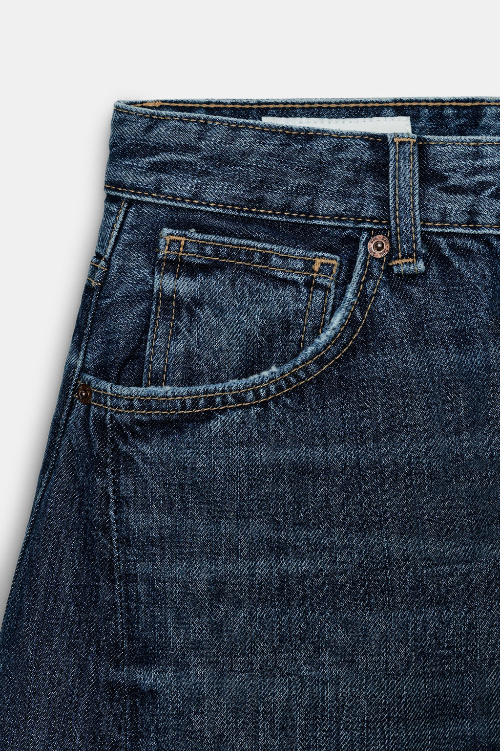 HIGH-WAIST TRF OVERSIZE BALLOON JEANS - Zara фото 9